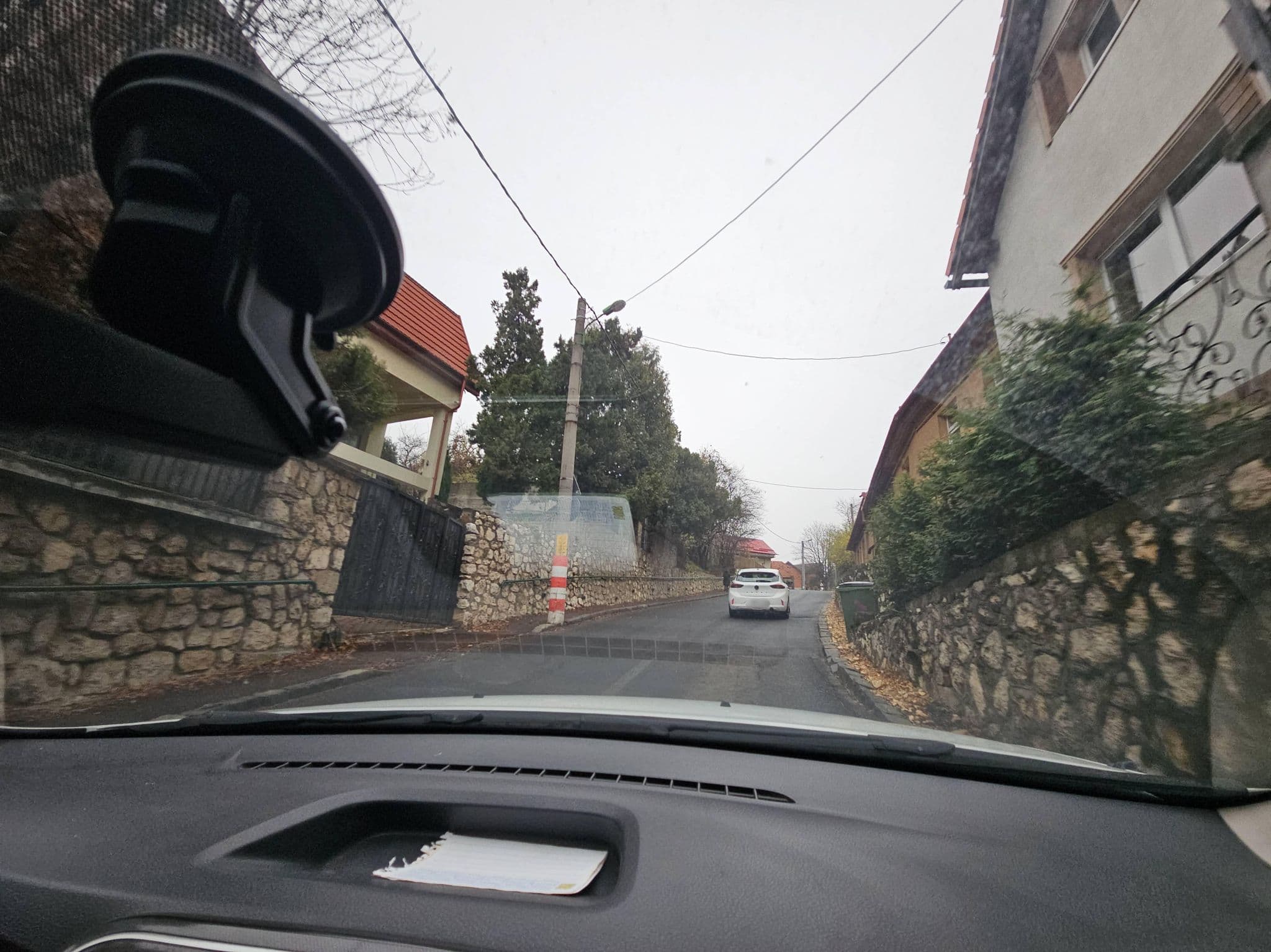 Street view near Casa Dealul Melcilor, Braşov