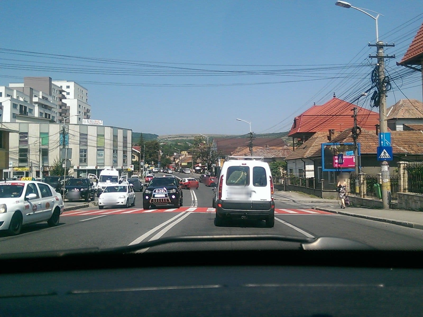 Street view near Hotel Beta, Cluj-Napoca