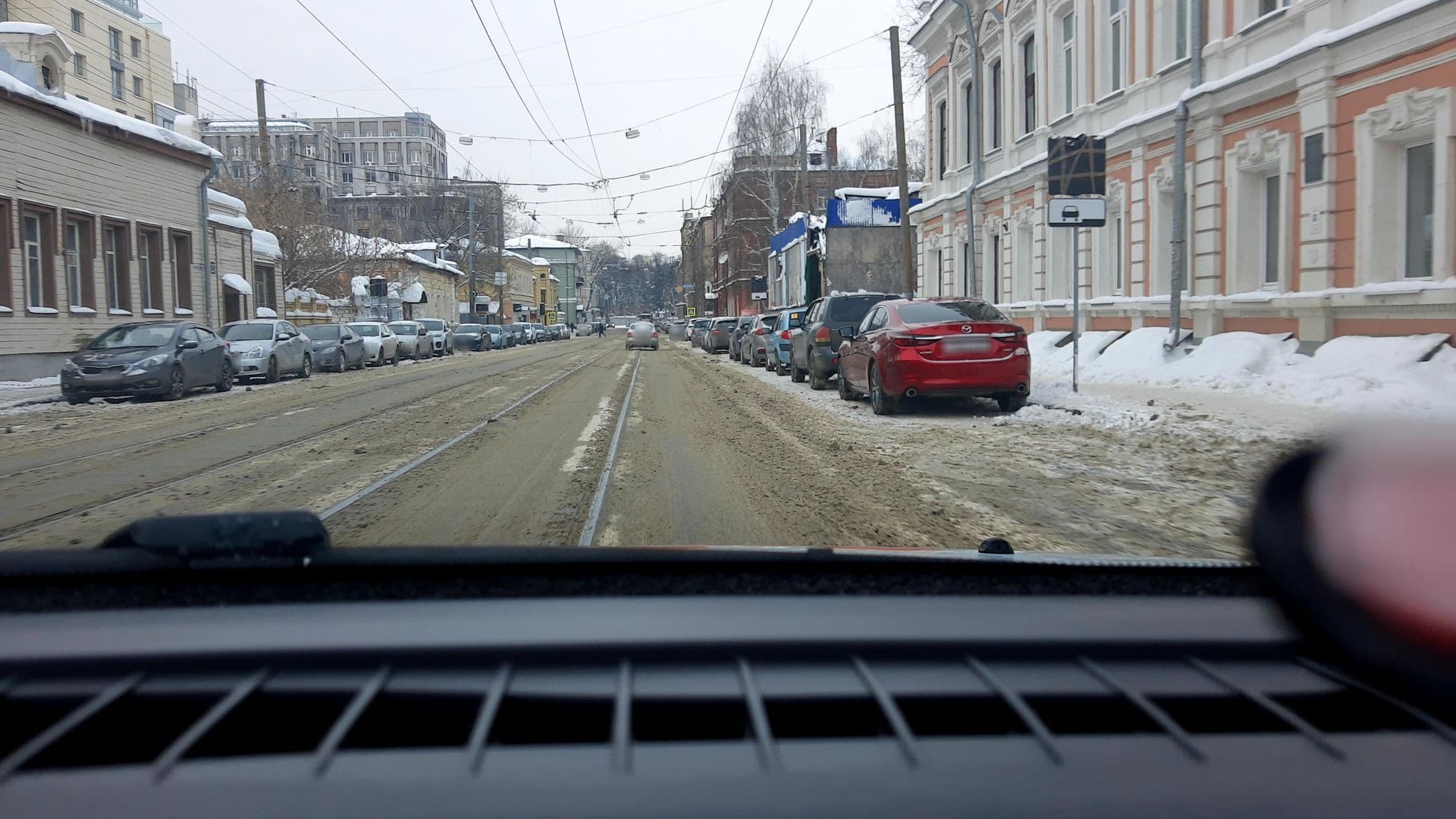 Street view near Yoga Hostel, Nizhniy Novgorod — © phoneuploader (CC BY-SA · Mapillary)