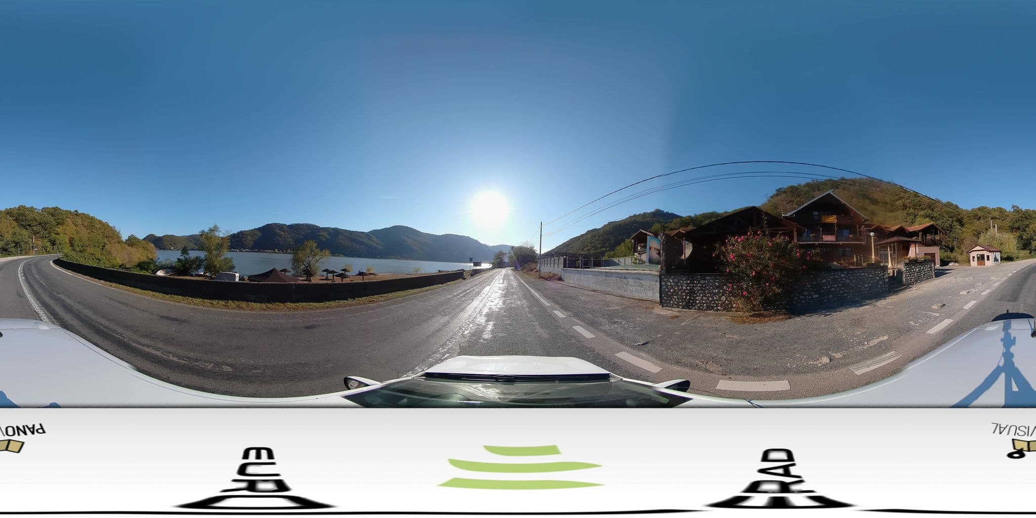 Street view near Pensiunea Deyan, Coronini — © panovisual (CC BY-SA · Mapillary)