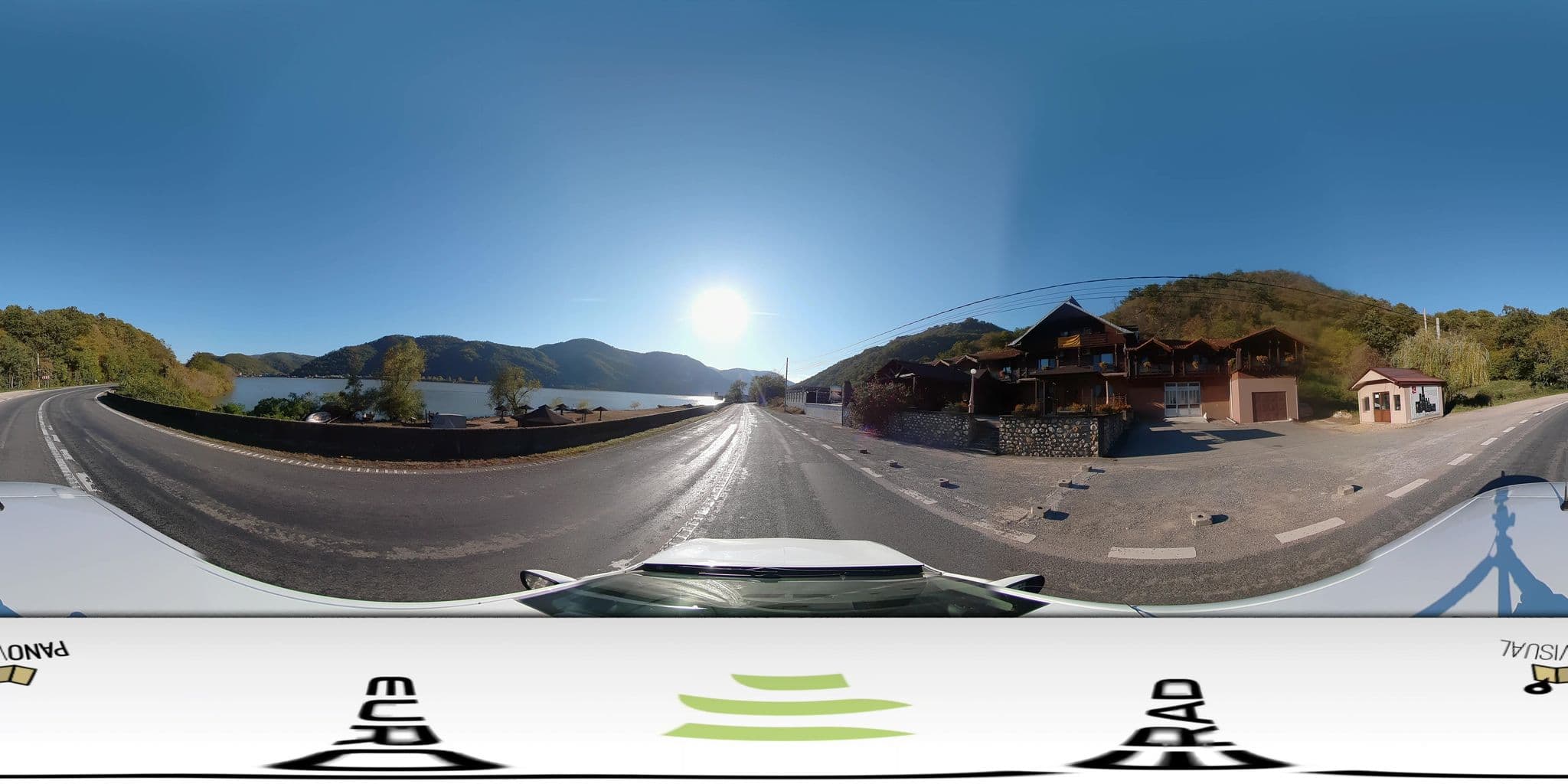Street view near Pensiunea Deyan, Coronini — © panovisual (CC BY-SA · Mapillary)
