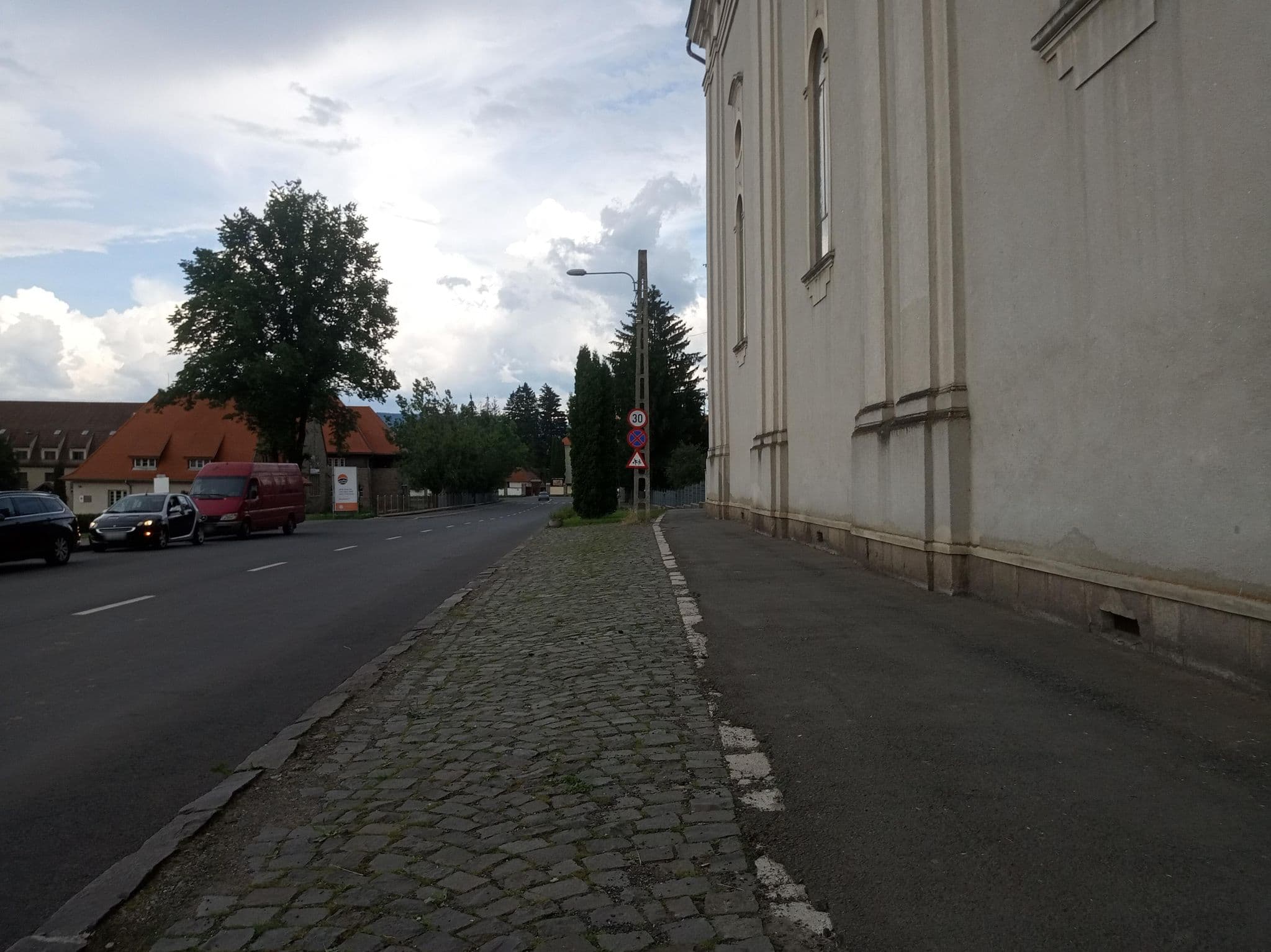 Street view near Jakab Antal Ház, Păuleni-Ciuc — © grozsa11 (CC BY-SA · Mapillary)