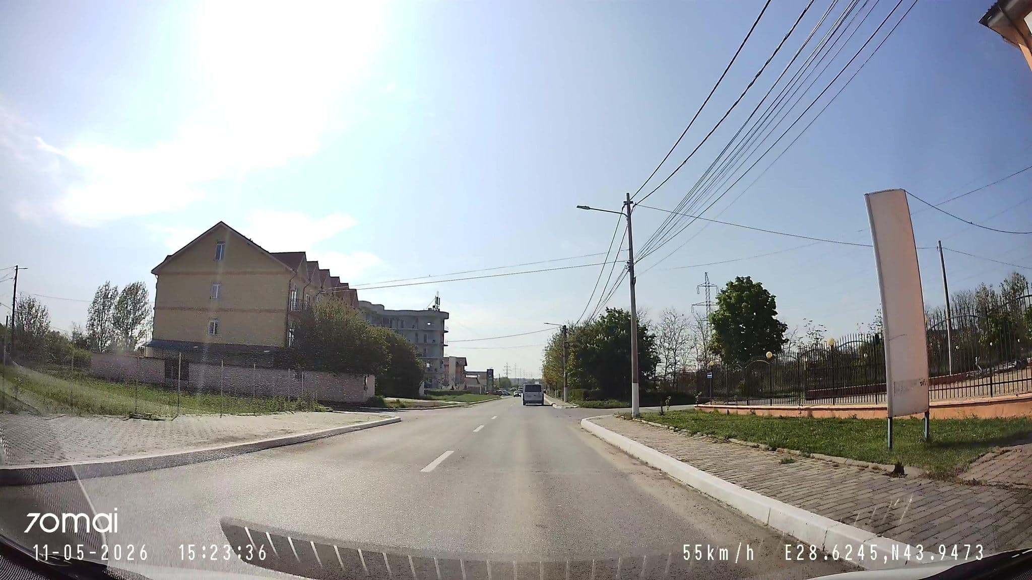 Street view near Pensiunea Steffano, Costineşti