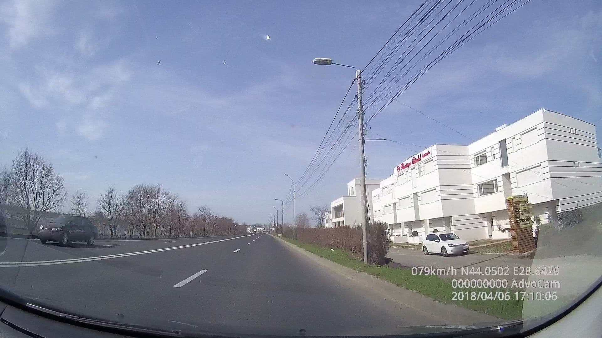 Street view near Boutique Citadel, Eforie Nord