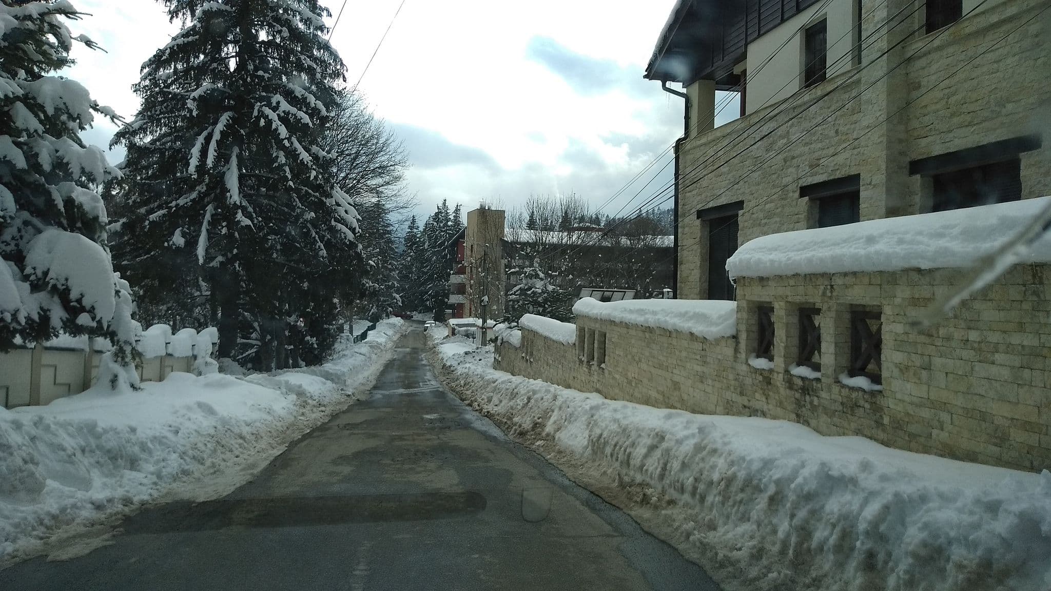 Street view near Vila Dyane, Predeal