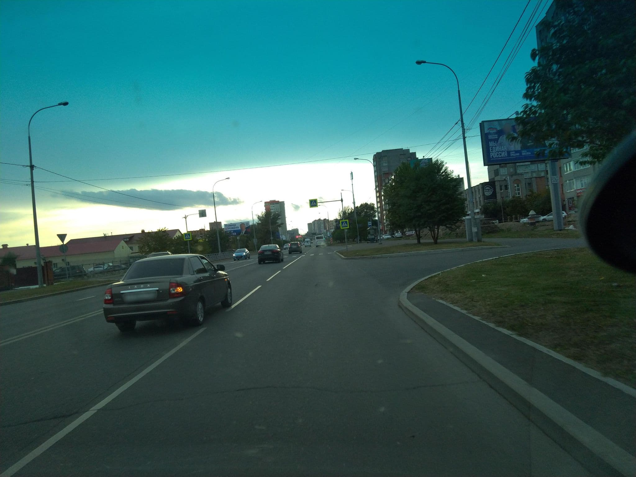 Street view near Достоевский хостел, Krasnoyarsk — © romanf748 (CC BY-SA · Mapillary)