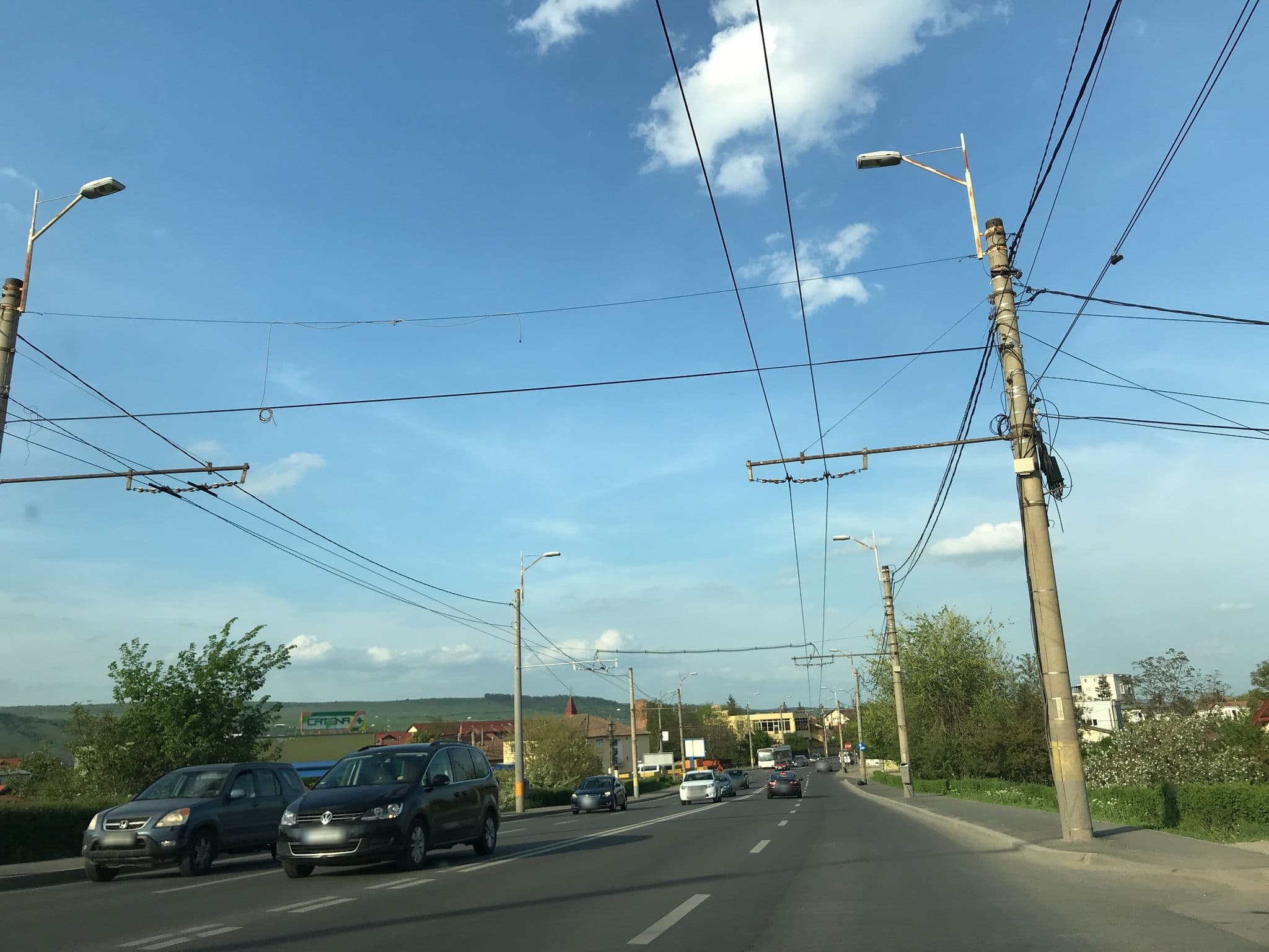 Street view near Pensiunea Sada, Cluj-Napoca
