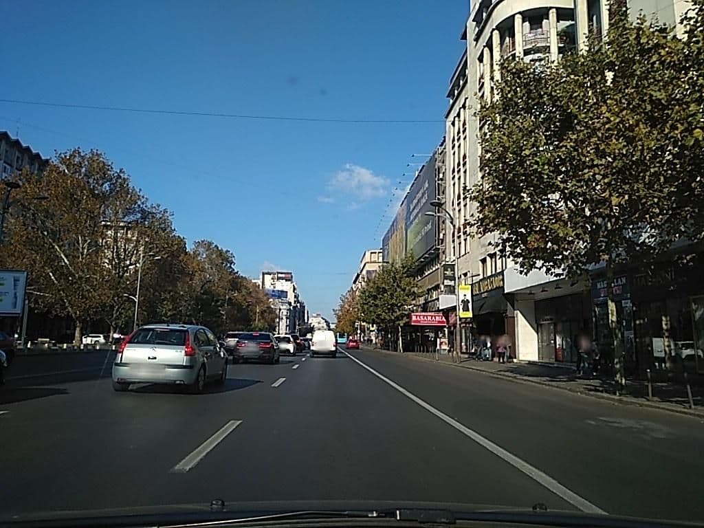 Street view near Hotel Ambasador, Bucharest