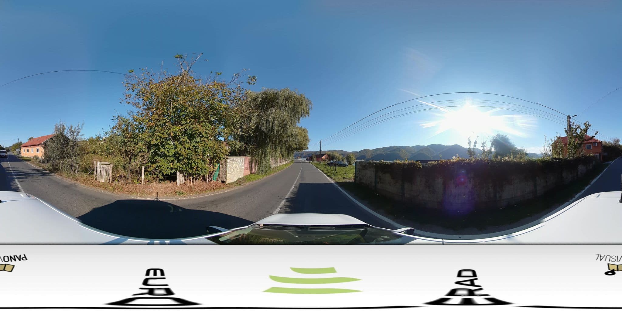 Street view near Pensiunea Snejana, Liubcova — © panovisual (CC BY-SA · Mapillary)