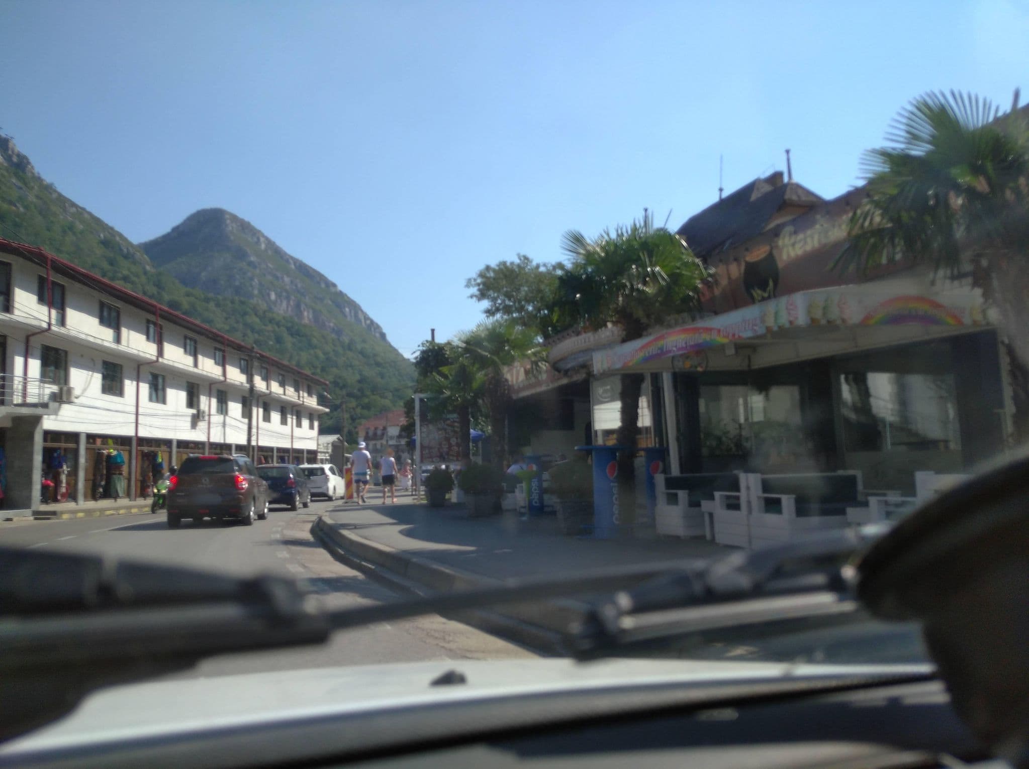 Street view near Hotel Golden Spirit, Băile Herculane — © grozsa11 (CC BY-SA · Mapillary)