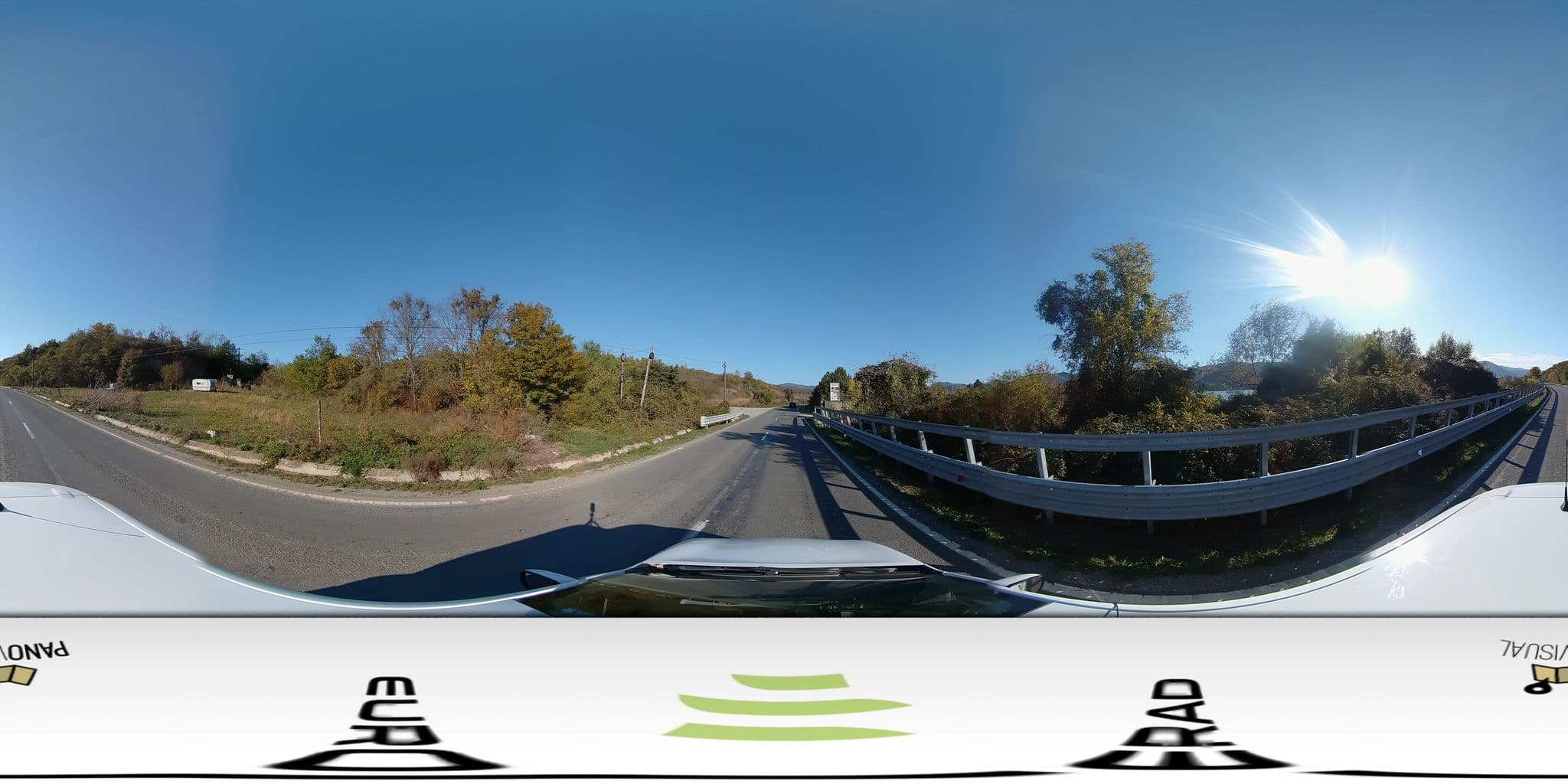 Street view near Pensiunea Sanela, Liubcova — © panovisual (CC BY-SA · Mapillary)