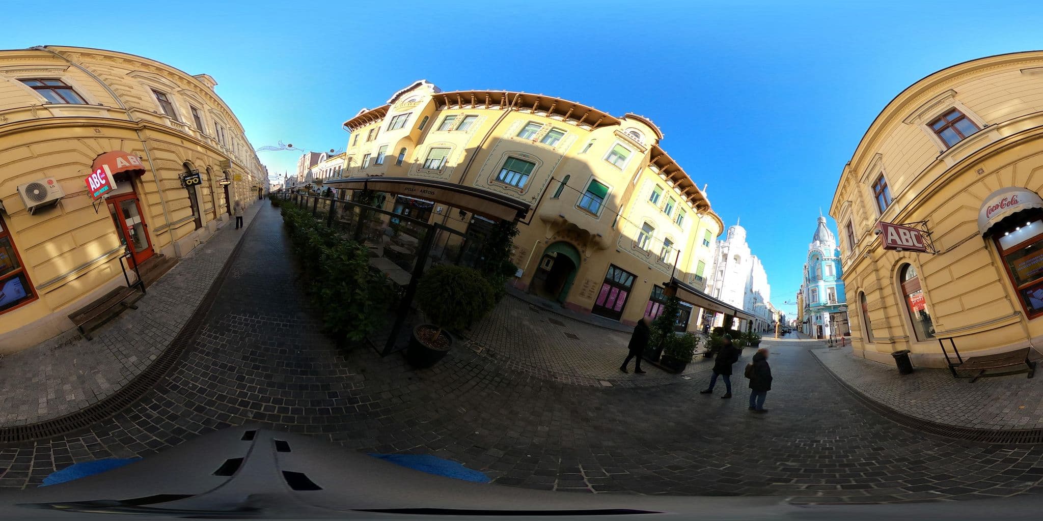 Street view near Hostel Felix, Oradea — © gisbihor (CC BY-SA · Mapillary)
