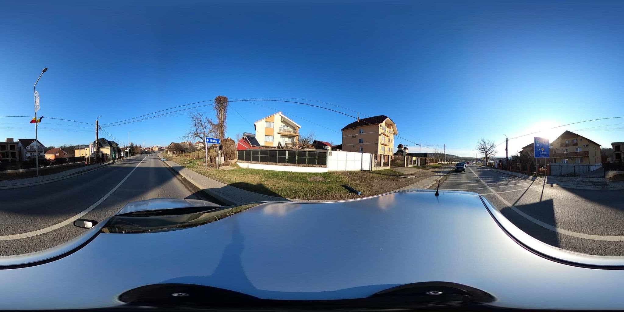 Street view near Pensiunea Kristal, Cordău — © gisbihor (CC BY-SA · Mapillary)