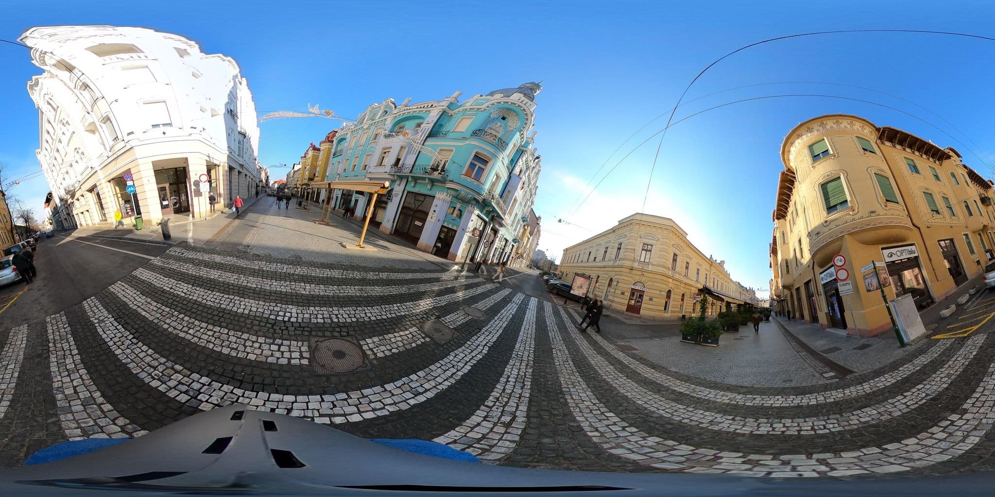 Street view near Qiu Hotel Rooms, Oradea — © gisbihor (CC BY-SA · Mapillary)