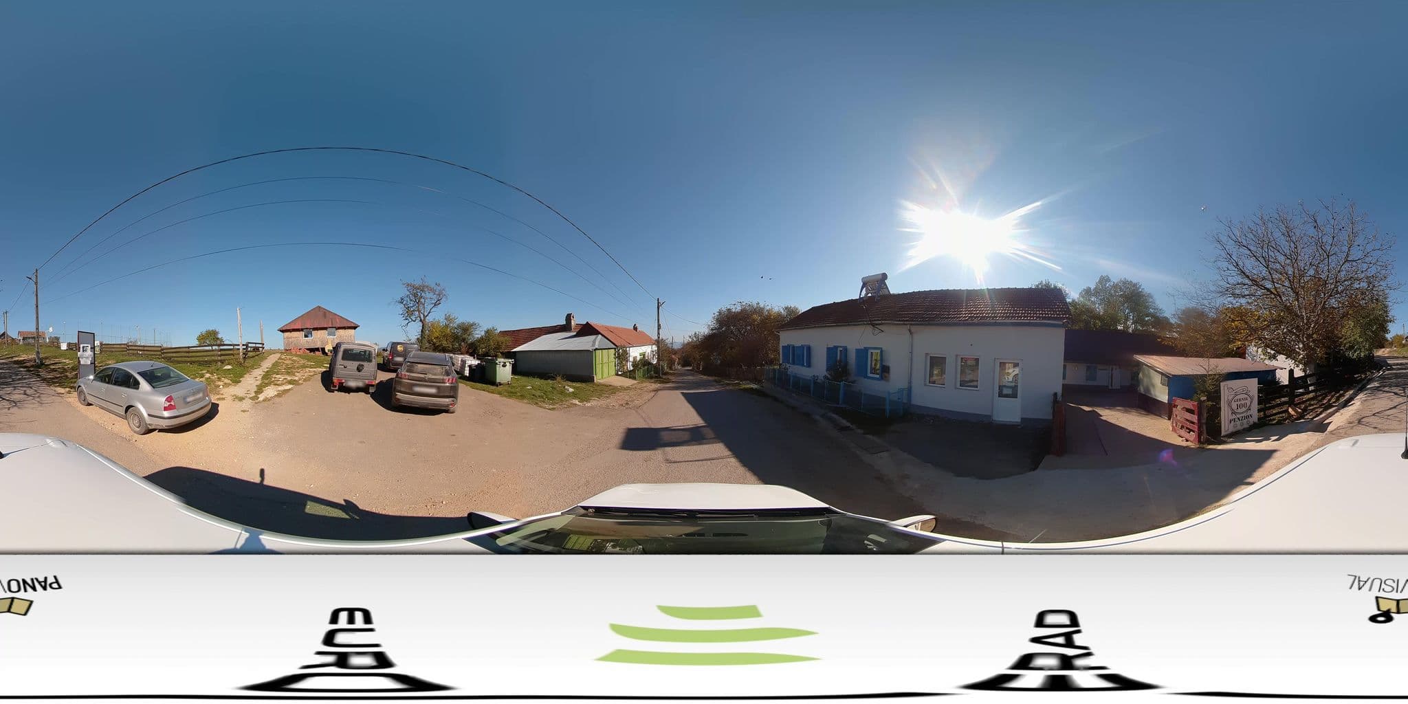 Street view near Penzion/Restaurant Gernik 100, Padina Matei — © panovisual (CC BY-SA · Mapillary)