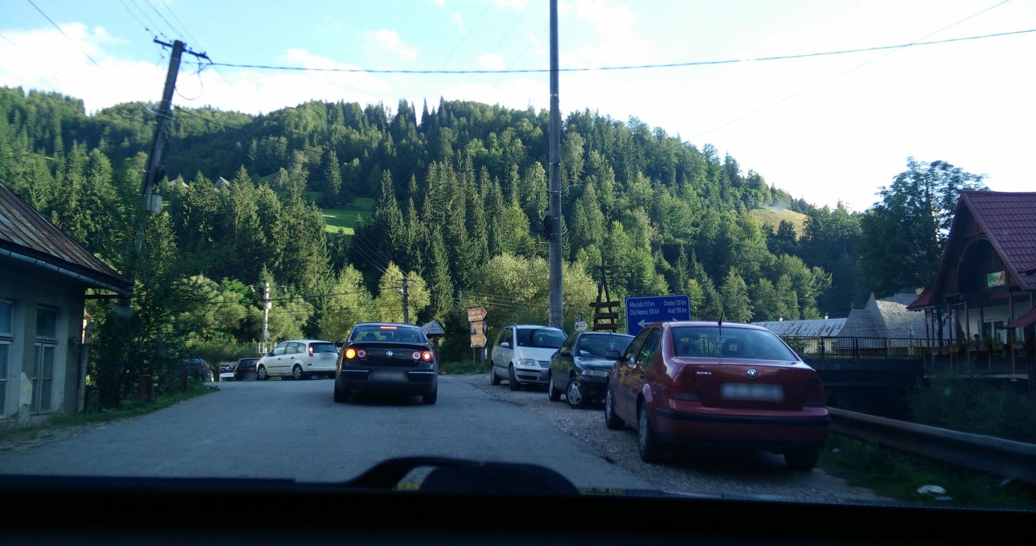 Street view near Pensiunea Danciu, Gârda de Sus — © strainu (CC BY-SA · Mapillary)