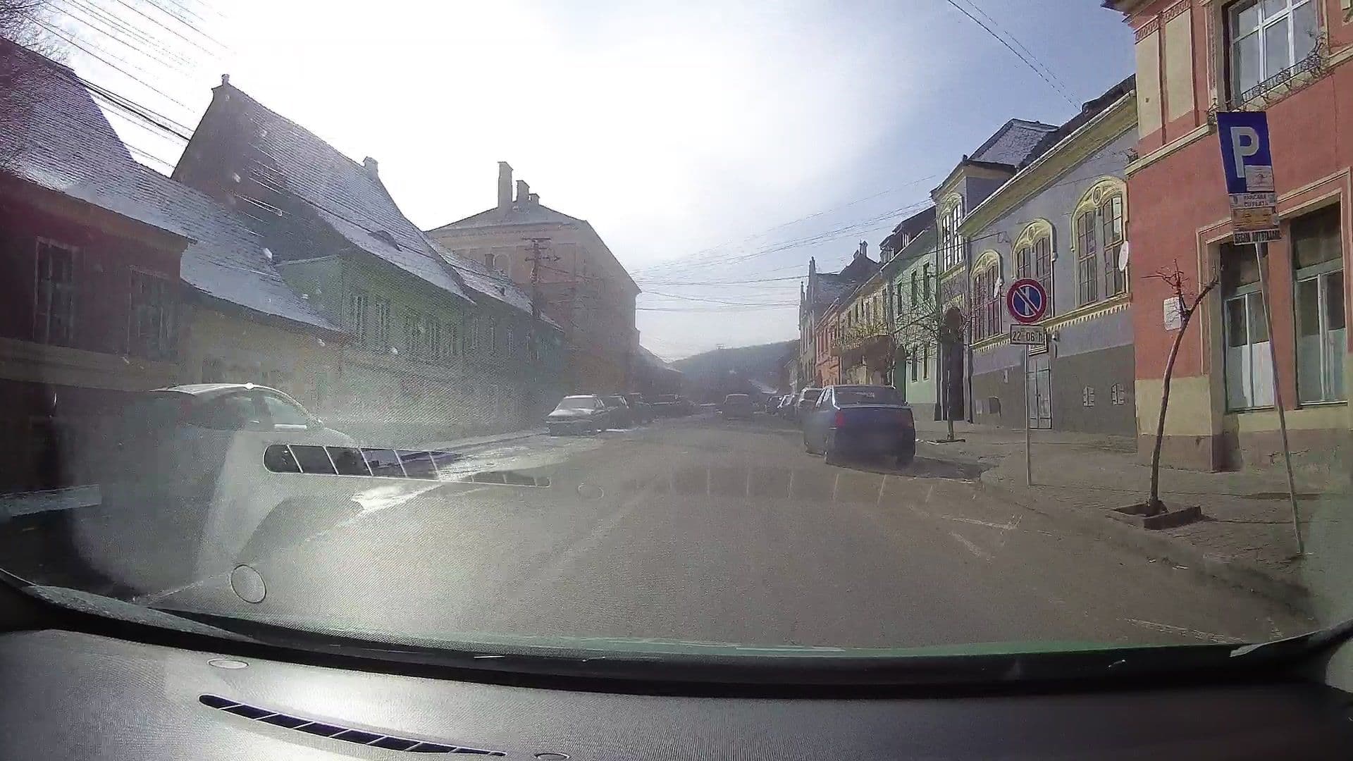 Street view near Pensiunea Phonix, Sighișoara — © tavi (CC BY-SA · Mapillary)