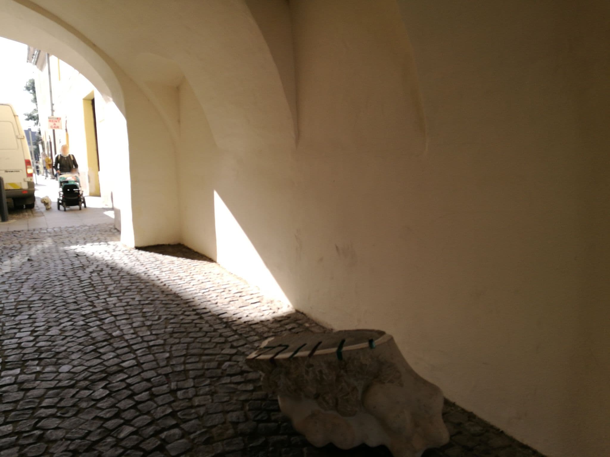 Street view near Arhivelor Apartments, Sibiu — © rsandu (CC BY-SA · Mapillary)