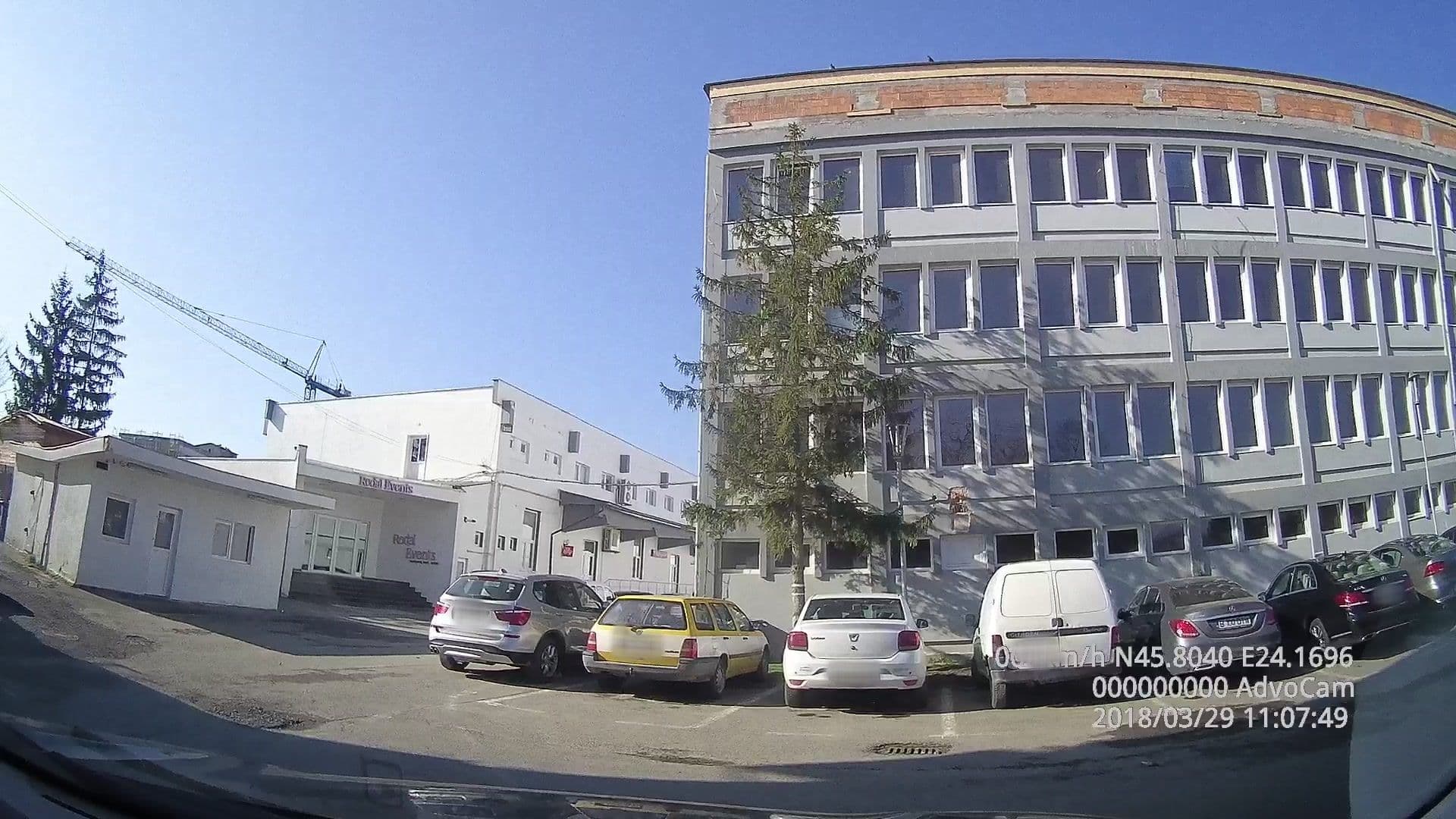 Street view near Bach Apartments, Sibiu — © tavi (CC BY-SA · Mapillary)