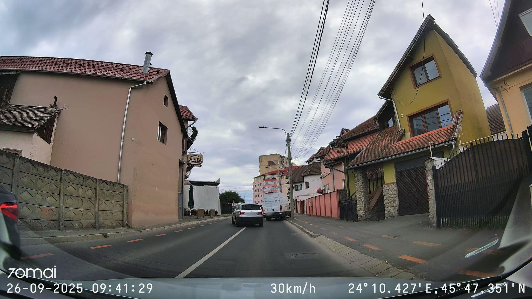 Street view near Restaurant - Pensiune "Acasă", Sibiu — © doriel (CC BY-SA · Mapillary)