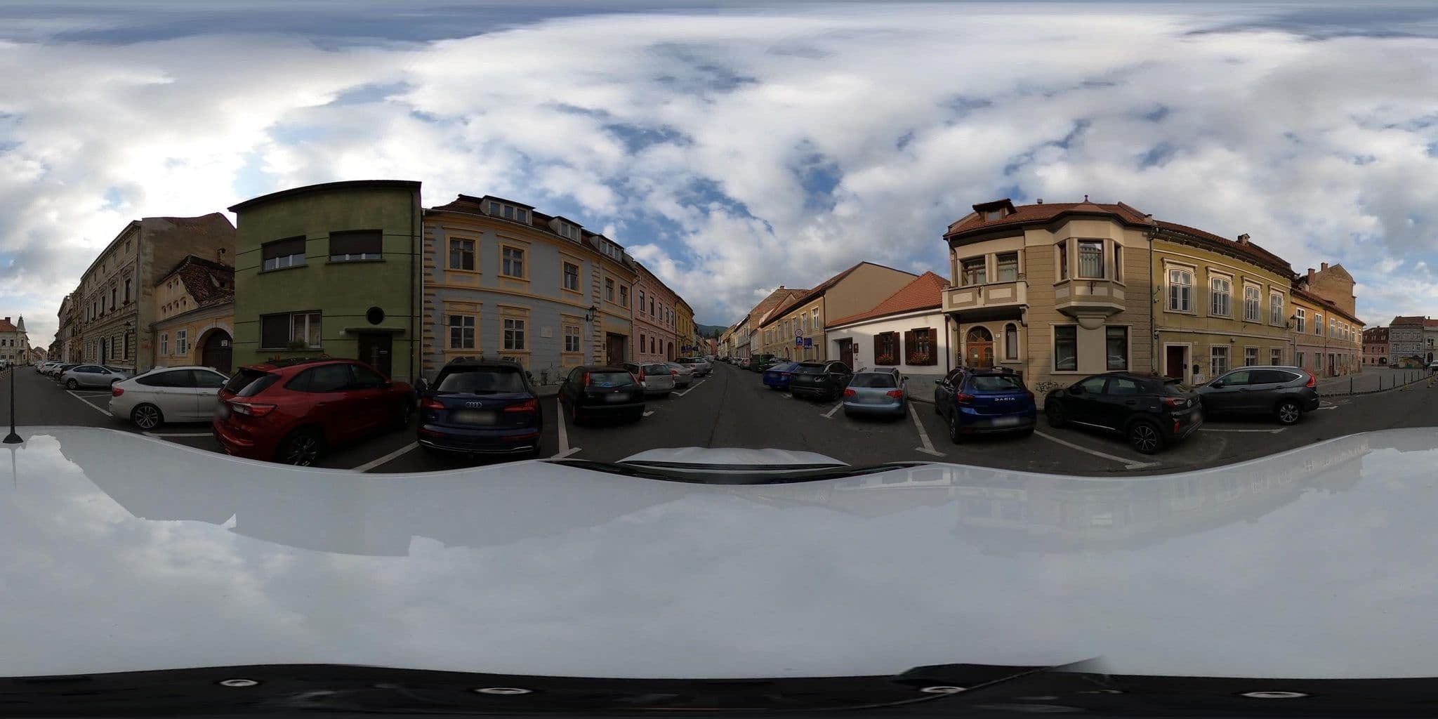 Street view near Hotel Ottimo, Braşov — © Pill0r360 (CC BY-SA · Mapillary)