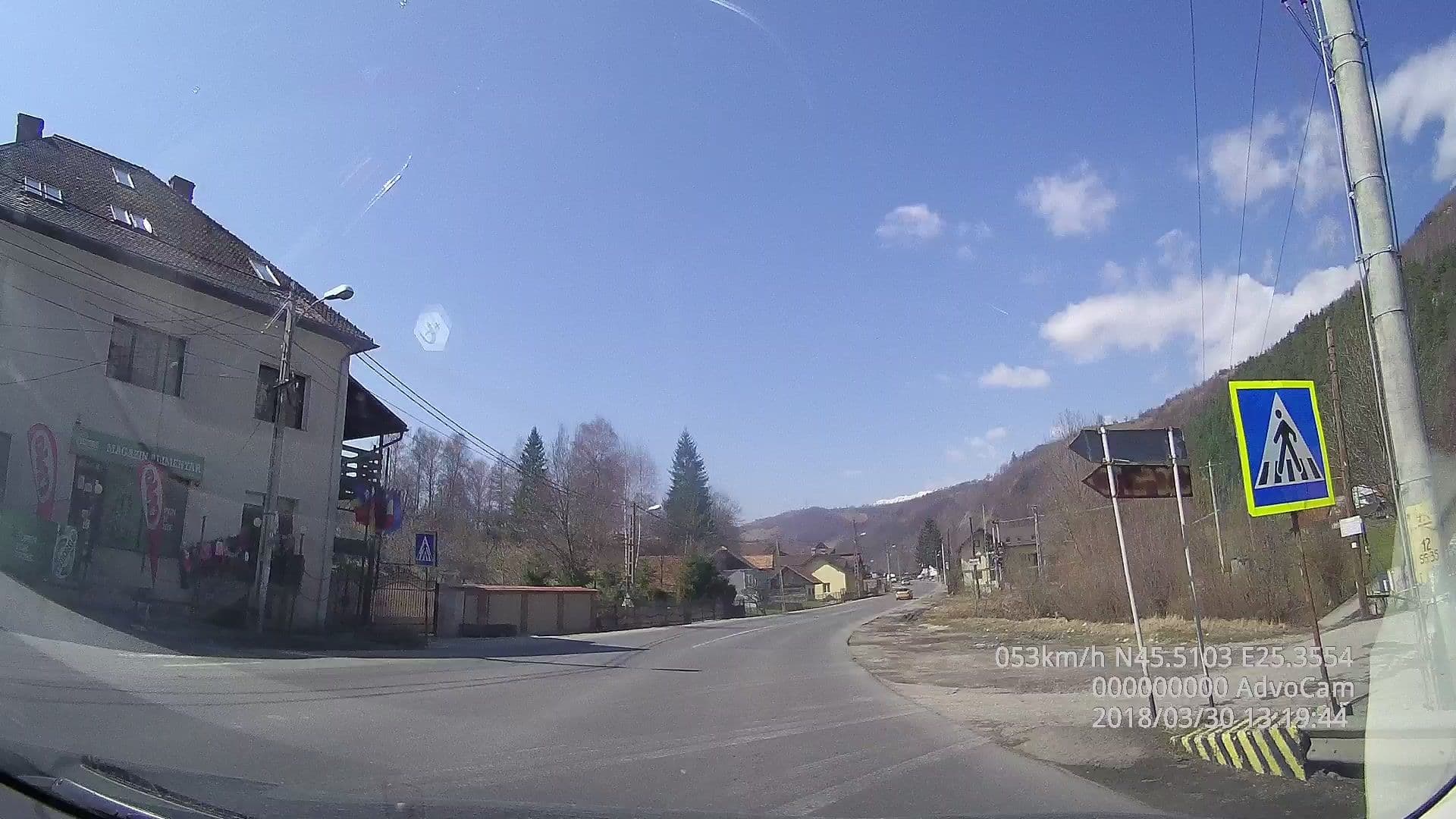 Street view near Pensiunea Carina, Bran — © tavi (CC BY-SA · Mapillary)