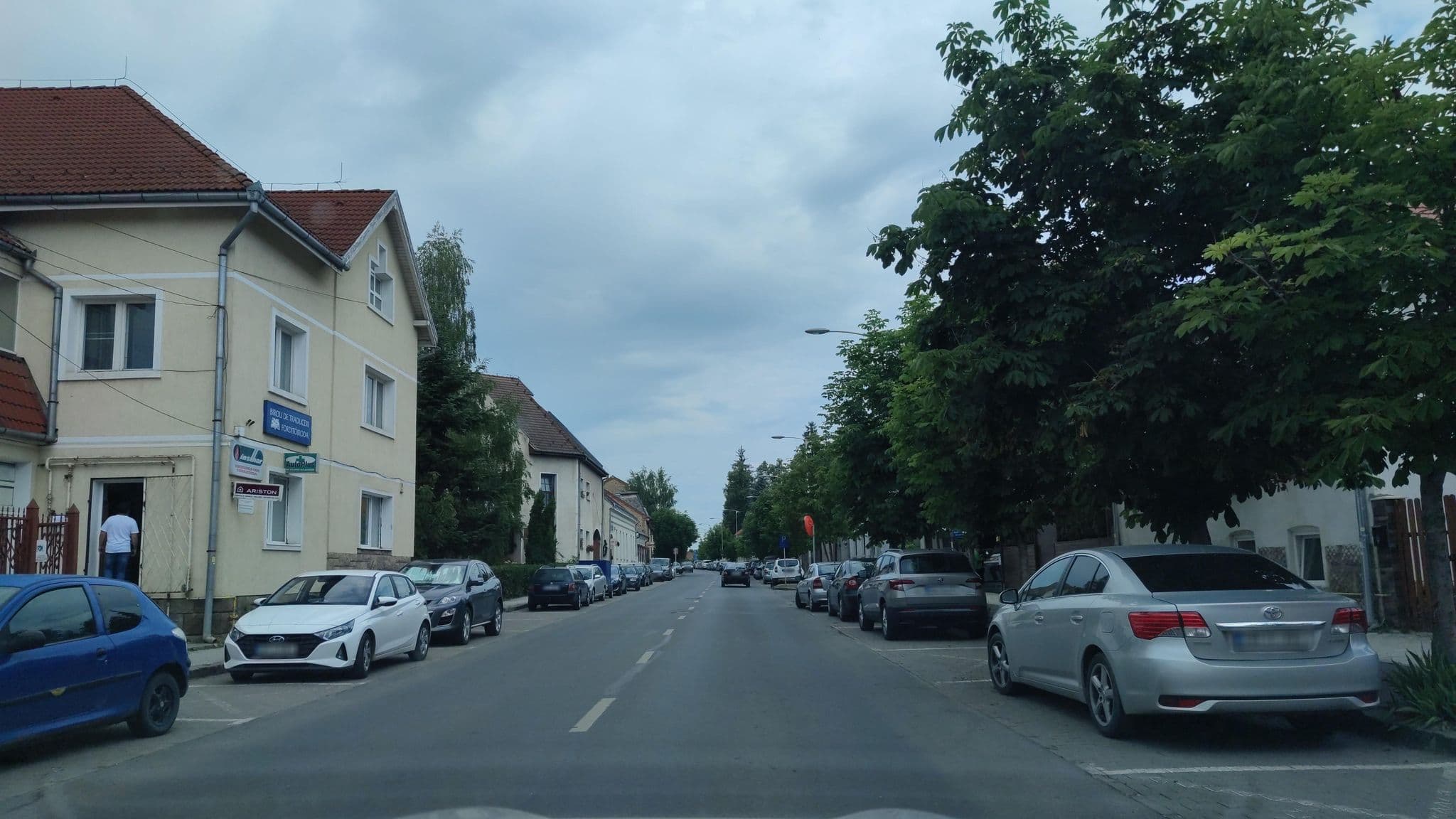 Street view near Korona Panzió Csíkszereda, Miercurea-Ciuc — © gyorgyjano (CC BY-SA · Mapillary)