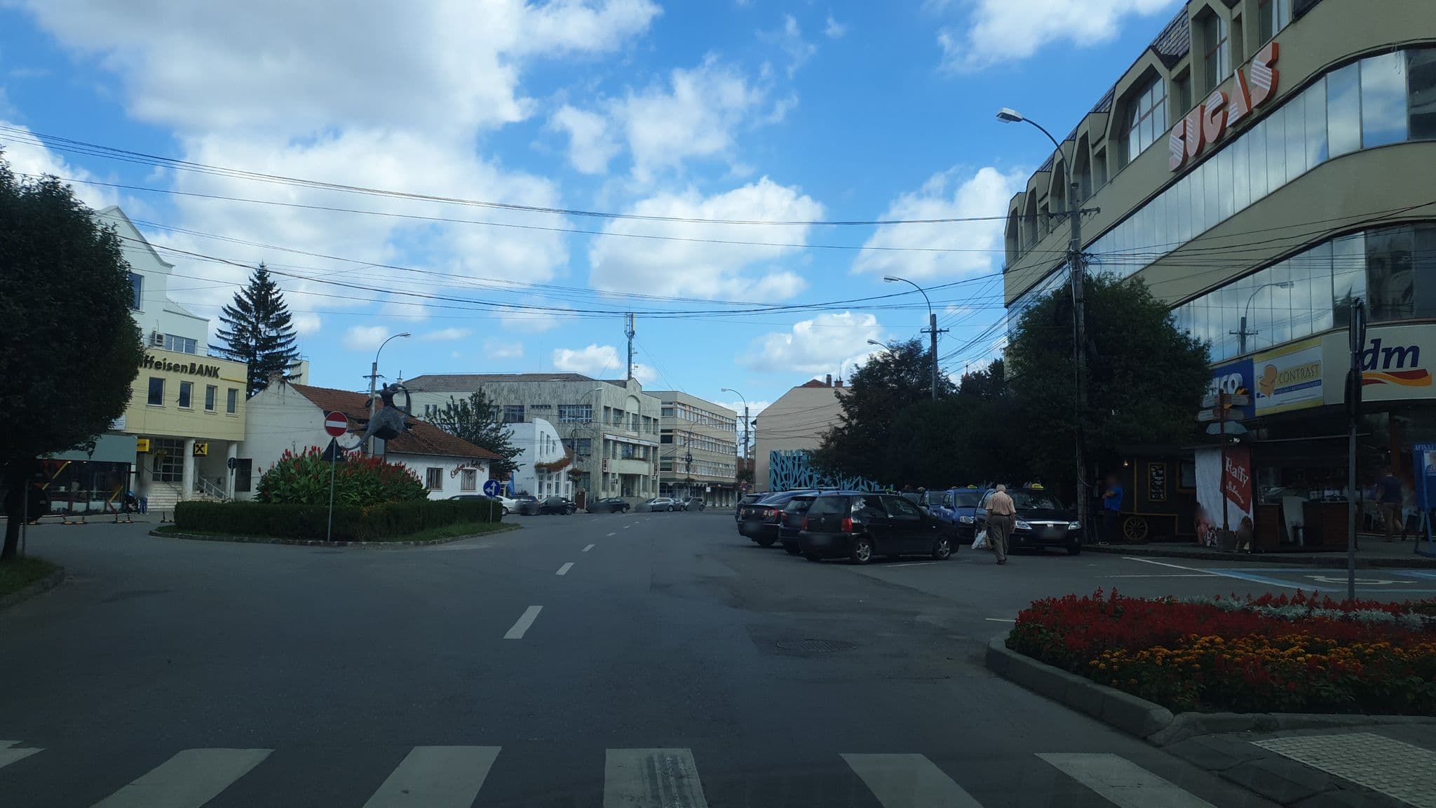 Street view near Central Pensiune, Sfântu Gheorghe — © geormihai (CC BY-SA · Mapillary)