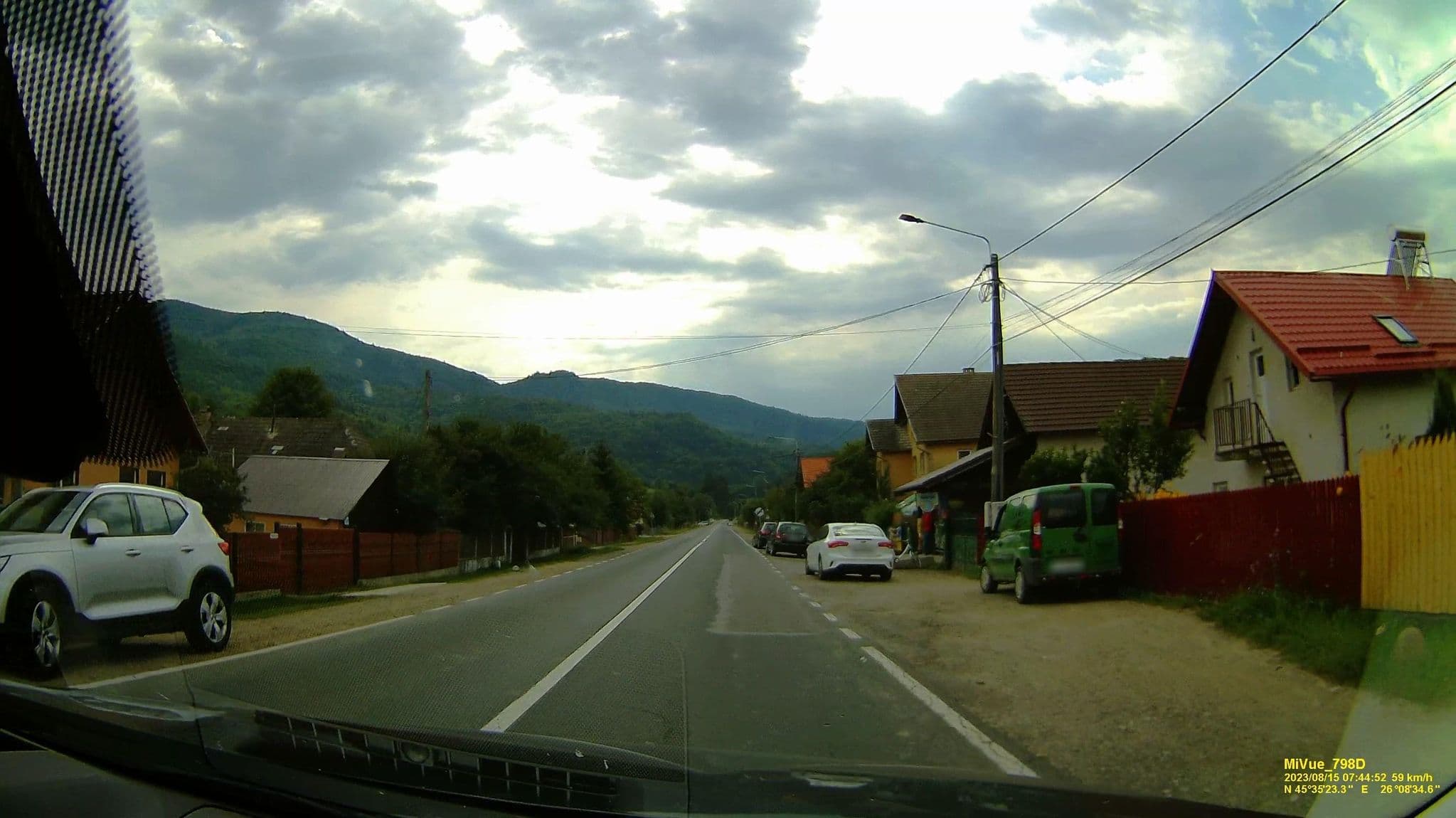 Street view near Pensiunea Begonia, Sita Buzăului — © pazuwu (CC BY-SA · Mapillary)