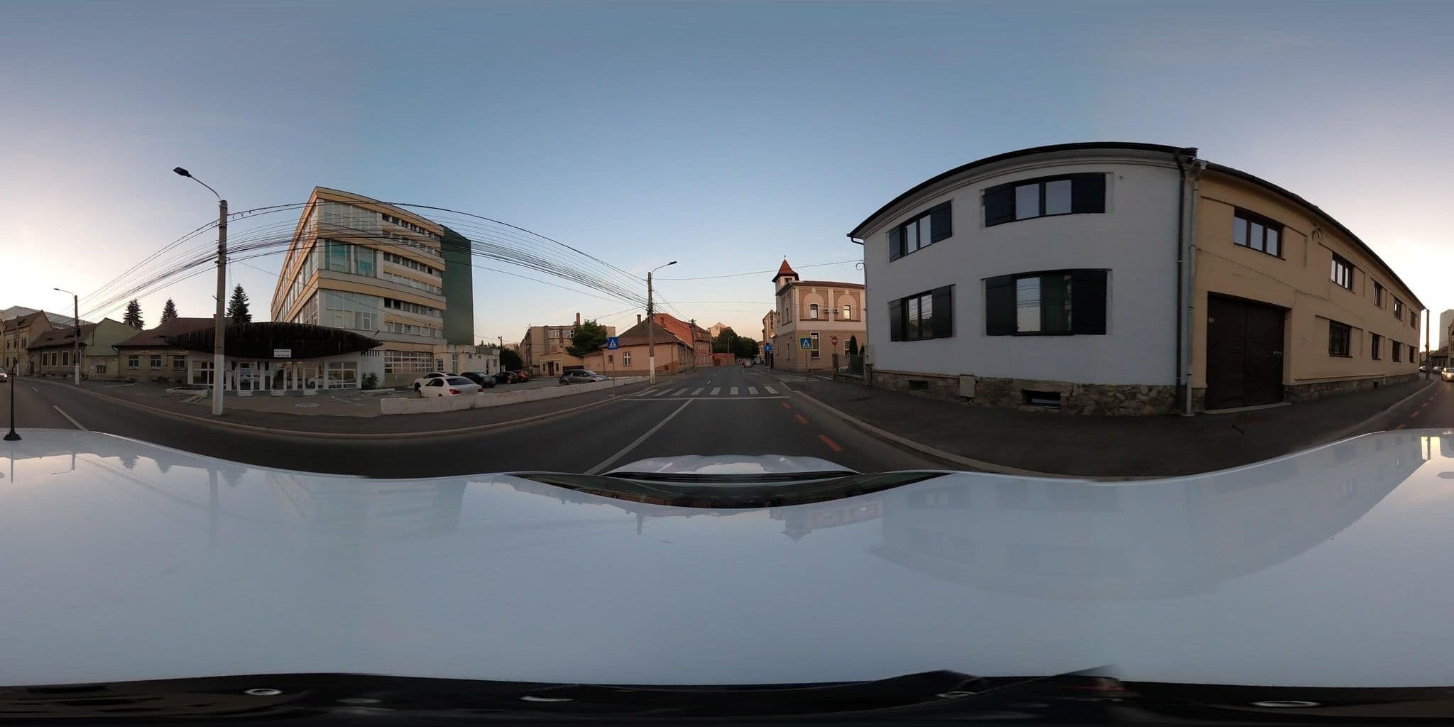 Street view near Vila Antica, Sibiu — © Pill0r360 (CC BY-SA · Mapillary)