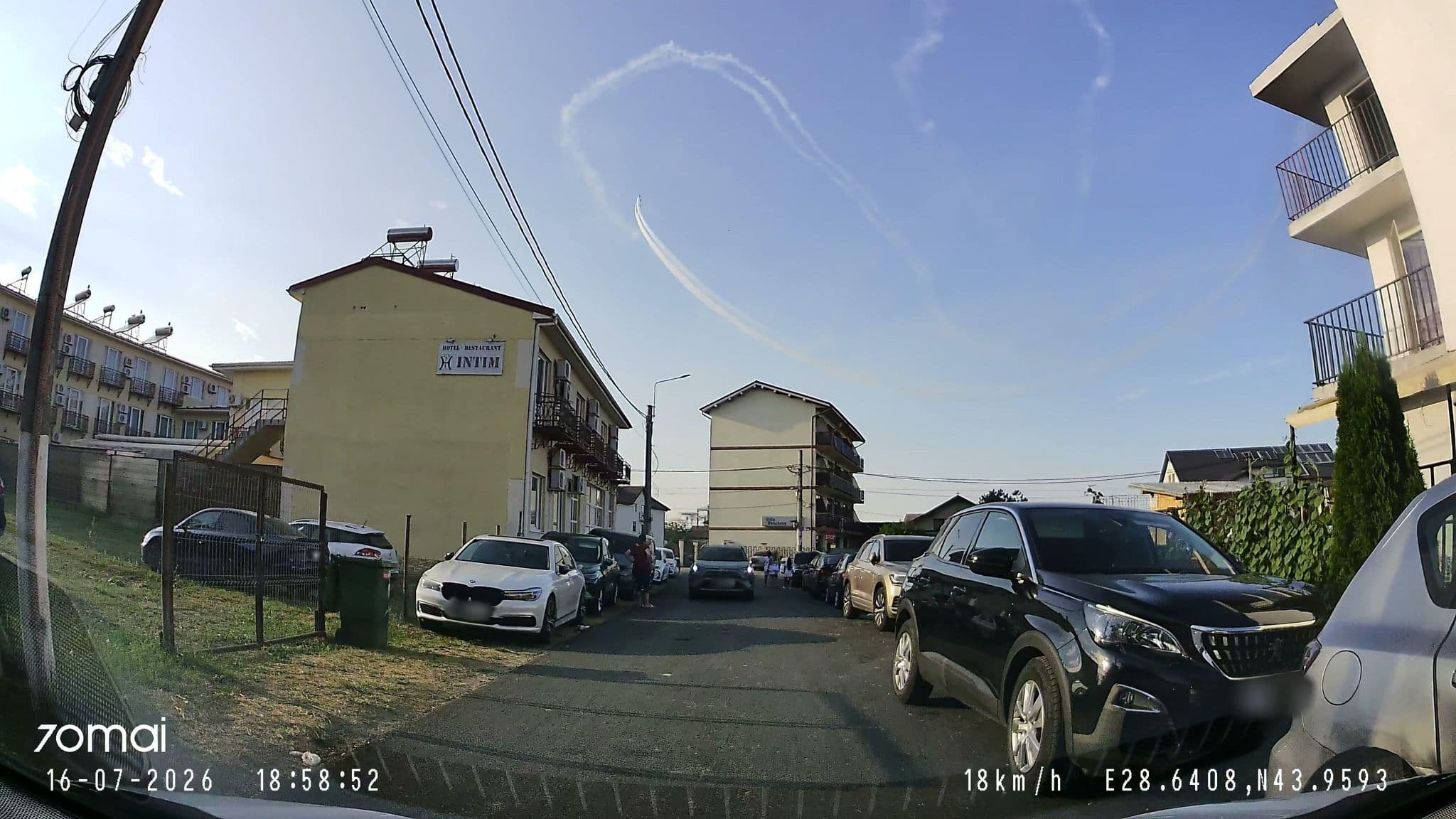 Street view near Hotel Intim, Costineşti — © andreicaprarr (CC BY-SA · Mapillary)