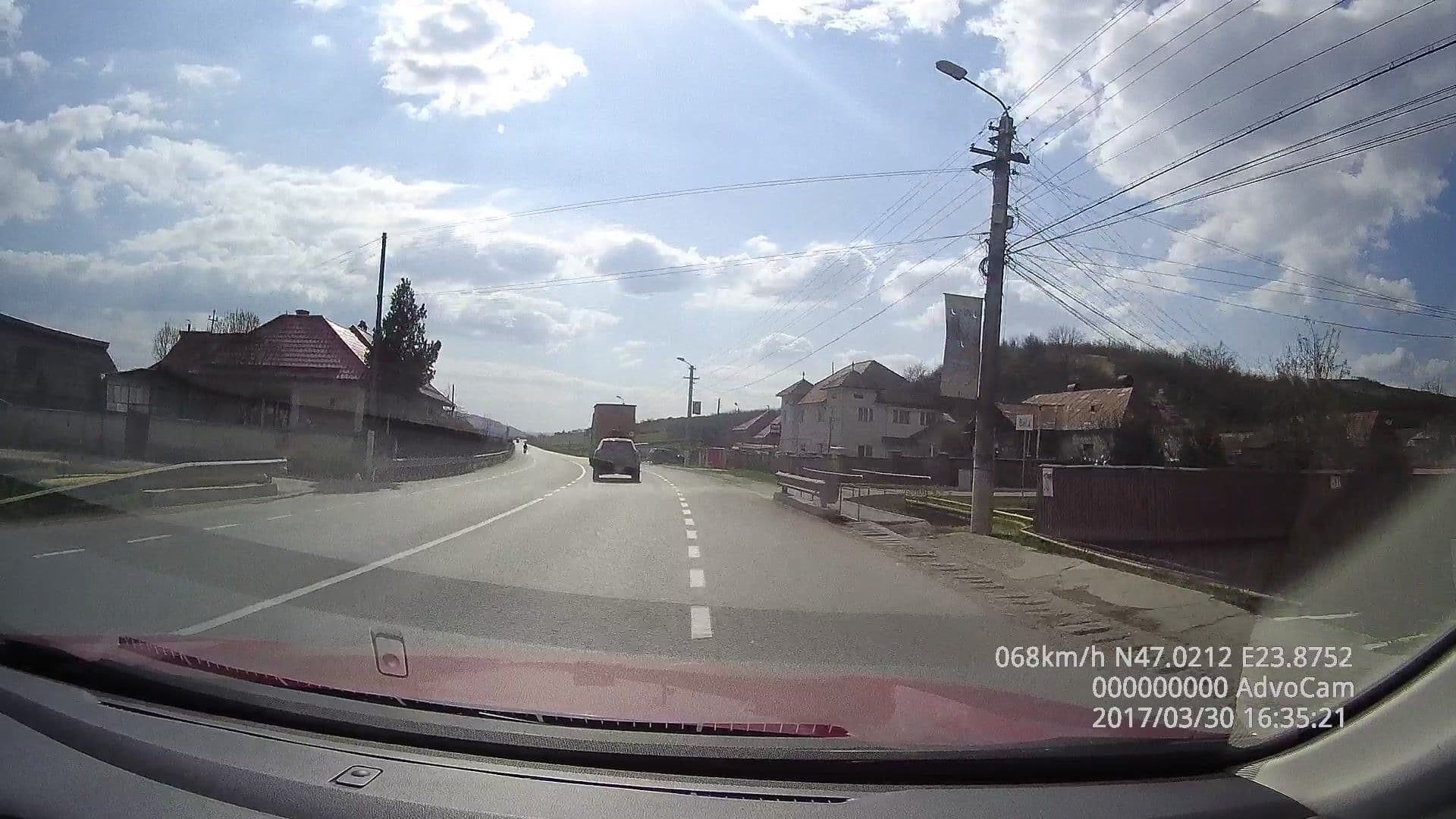 Street view near Pensiunea Classic, Gherla — © tavi (CC BY-SA · Mapillary)