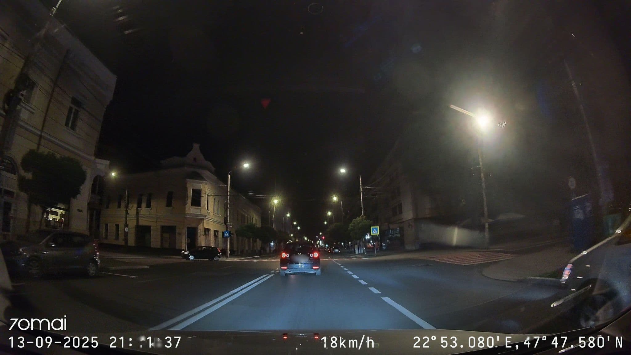Street view near Casa Transilvania, Satu Mare — © doriel (CC BY-SA · Mapillary)