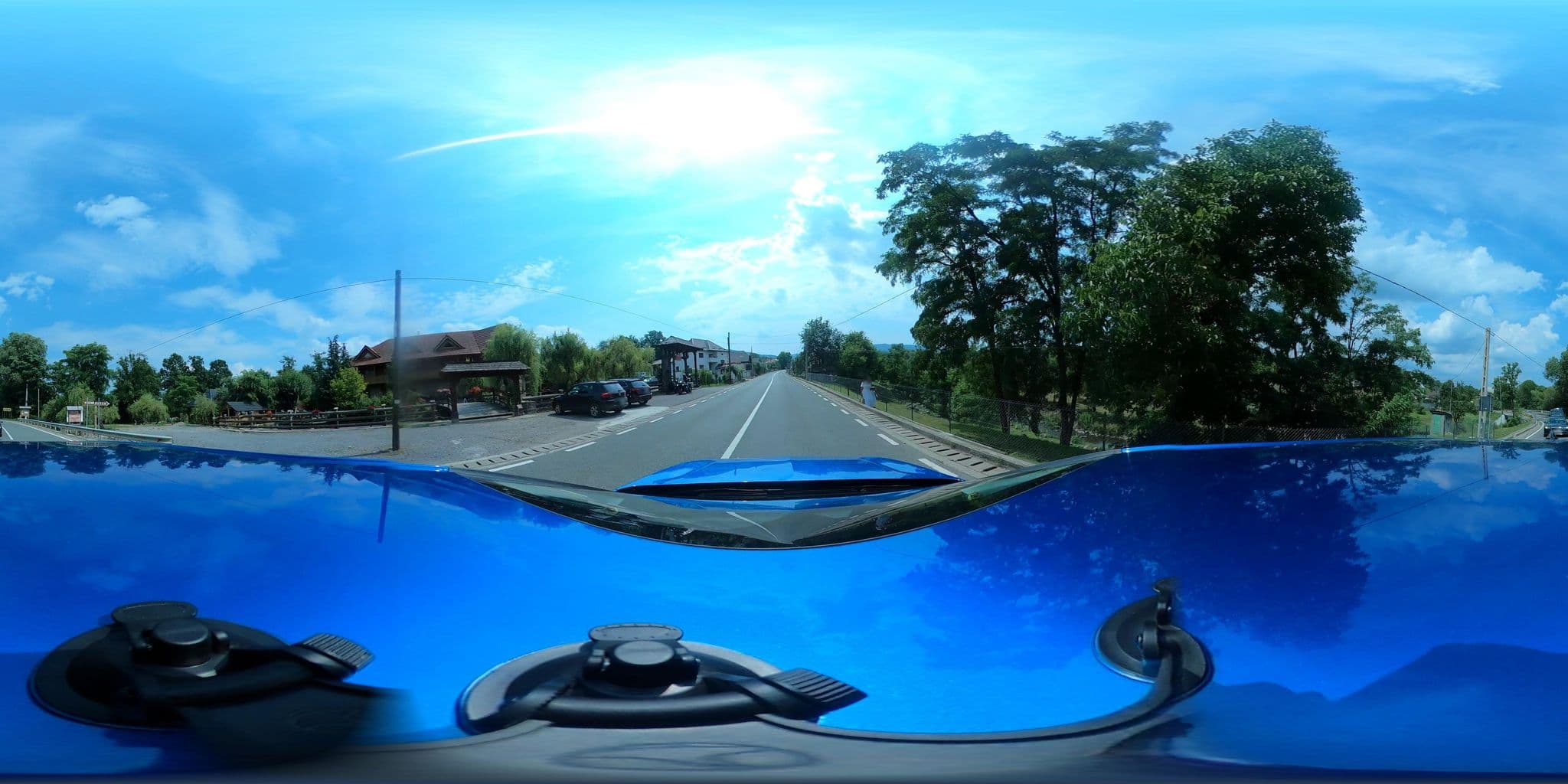 Street view near Pensiunea La Pintea Haiducul, Deseşti — © DARIUSDINCA (CC BY-SA · Mapillary)