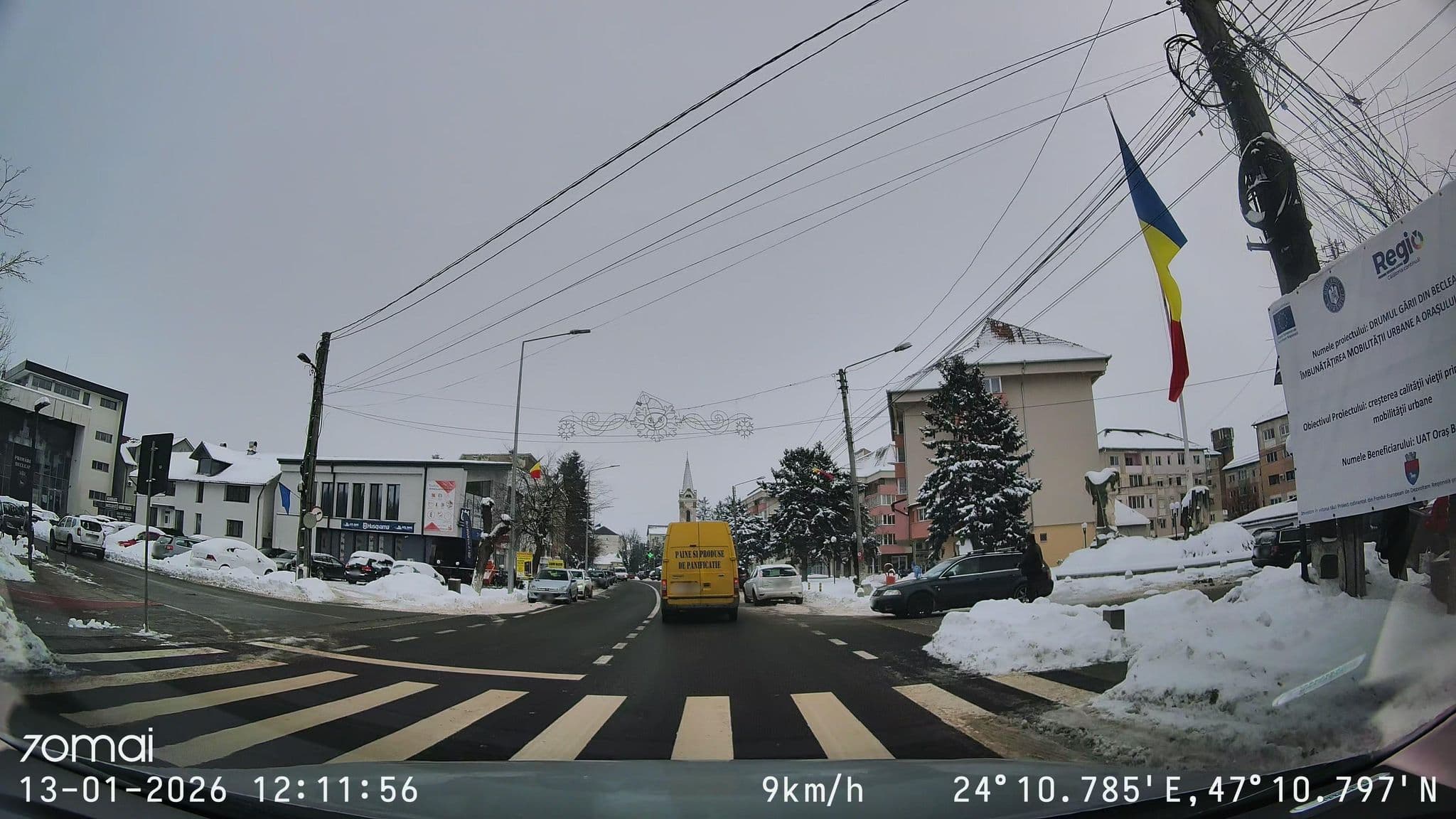 Street view near Somes Hostel, Beclean — © doriel (CC BY-SA · Mapillary)