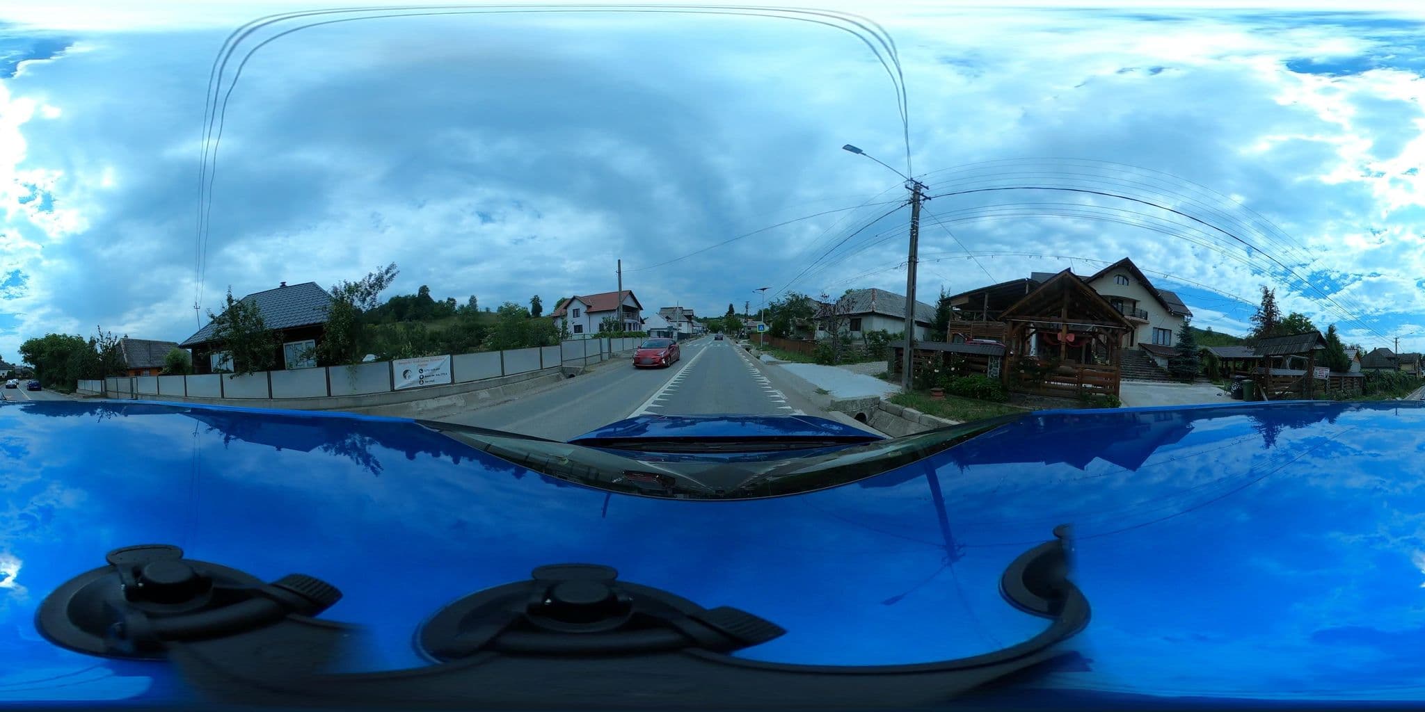 Street view near Pensiunea Ronisoara, Rona de Jos — © DARIUSDINCA (CC BY-SA · Mapillary)