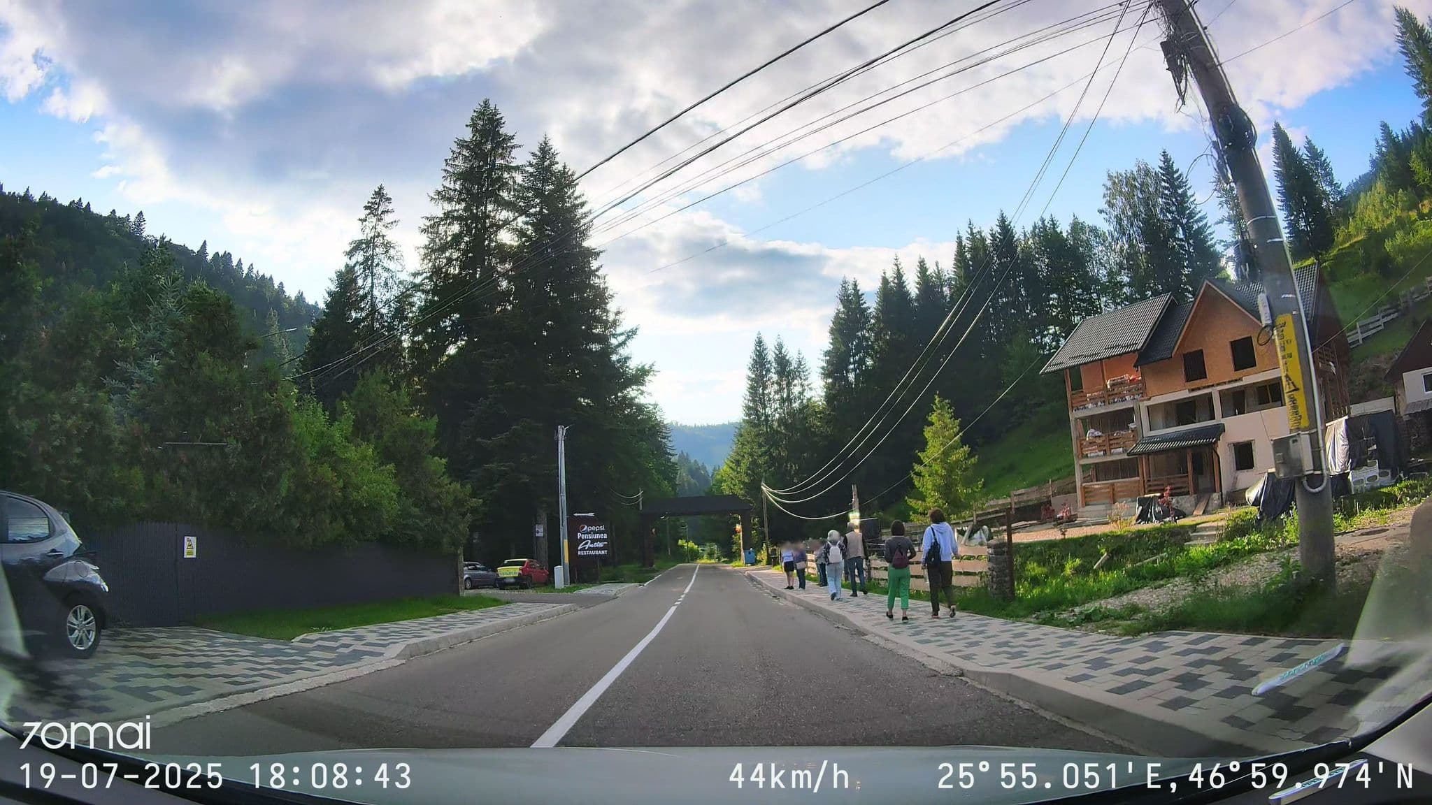 Street view near Pensiunea Cristina, Ceahlău — © doriel (CC BY-SA · Mapillary)
