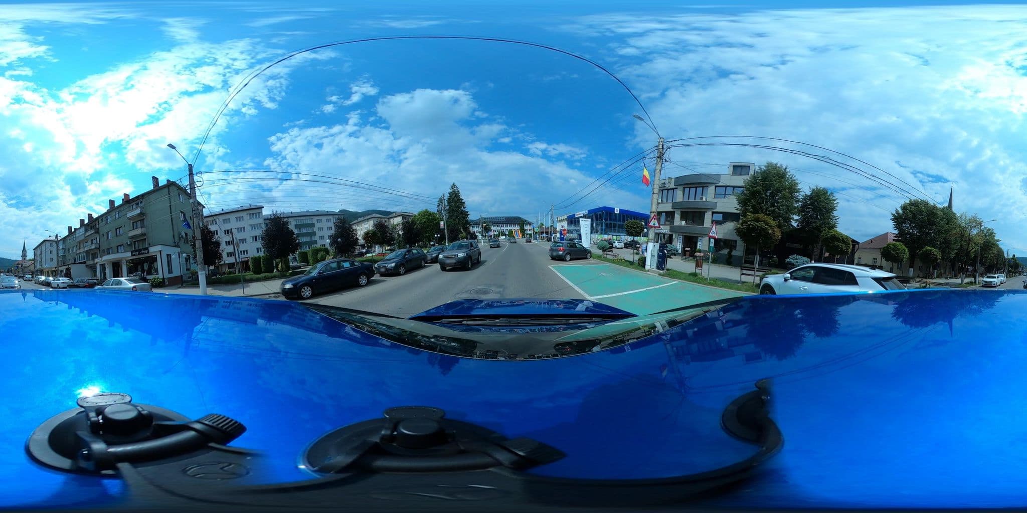 Street view near Hotel Montana, Vişeu de Sus — © DARIUSDINCA (CC BY-SA · Mapillary)