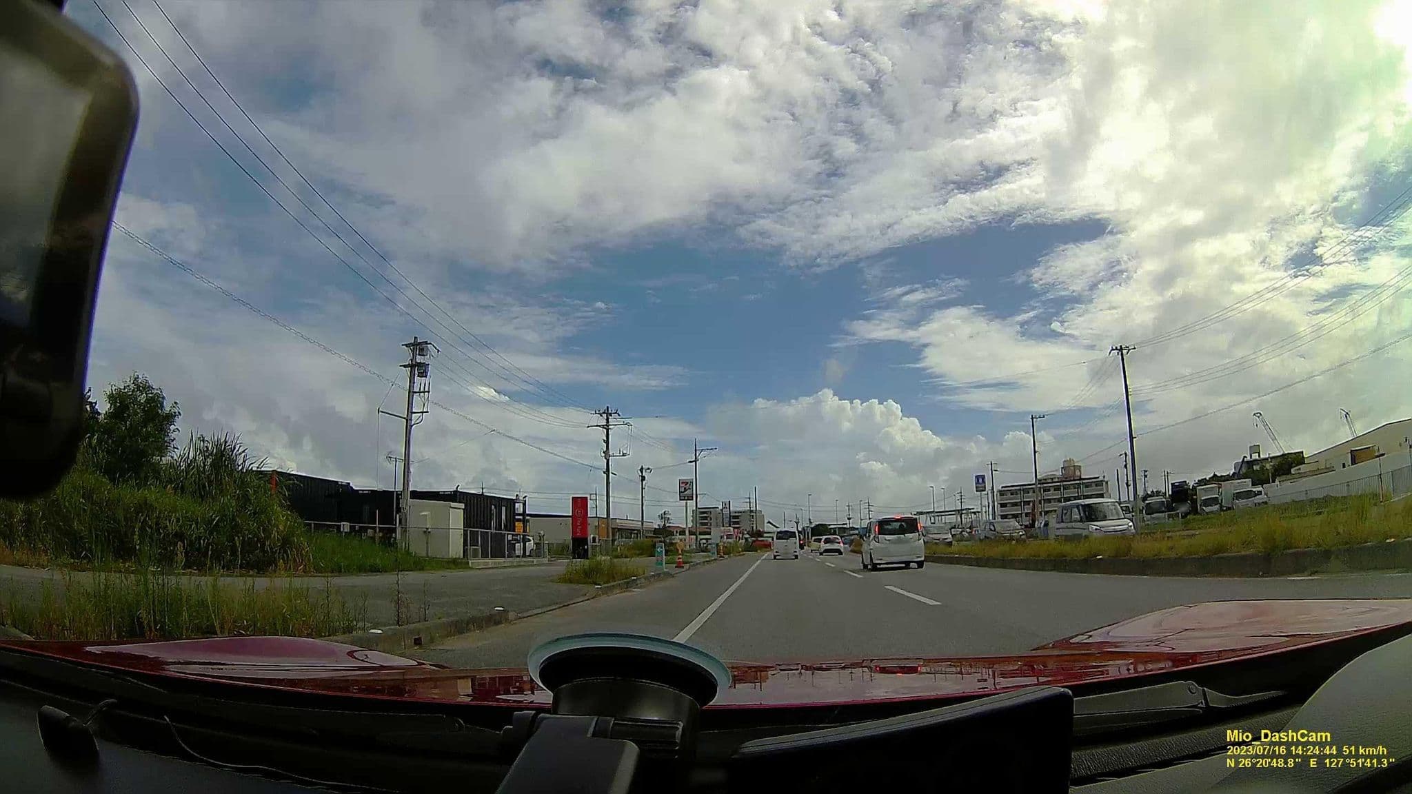 Street view near Hotel R9 The Yard うるま, Gushikawa — © hcyen (CC BY-SA · Mapillary)