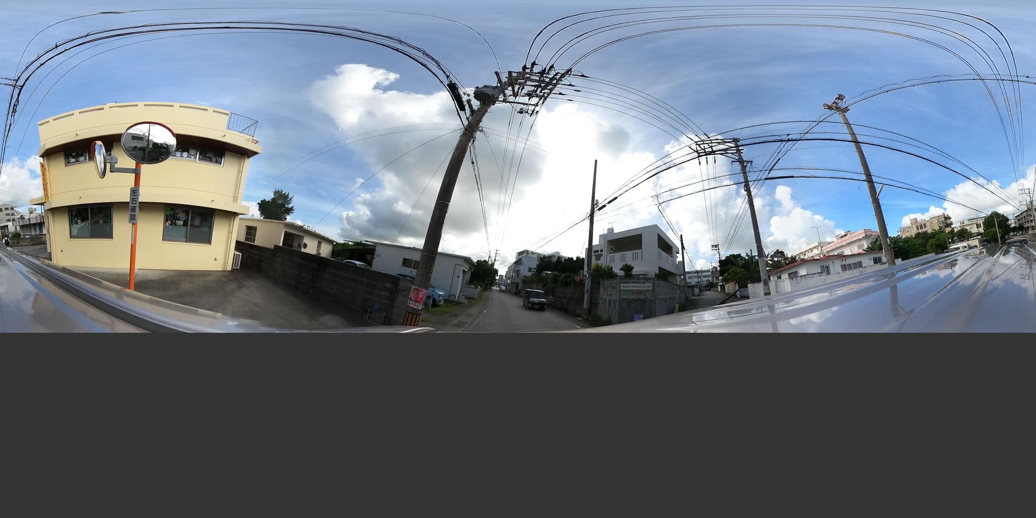 Street view near piece of wave, Urasoe — © spring (CC BY-SA · Mapillary)