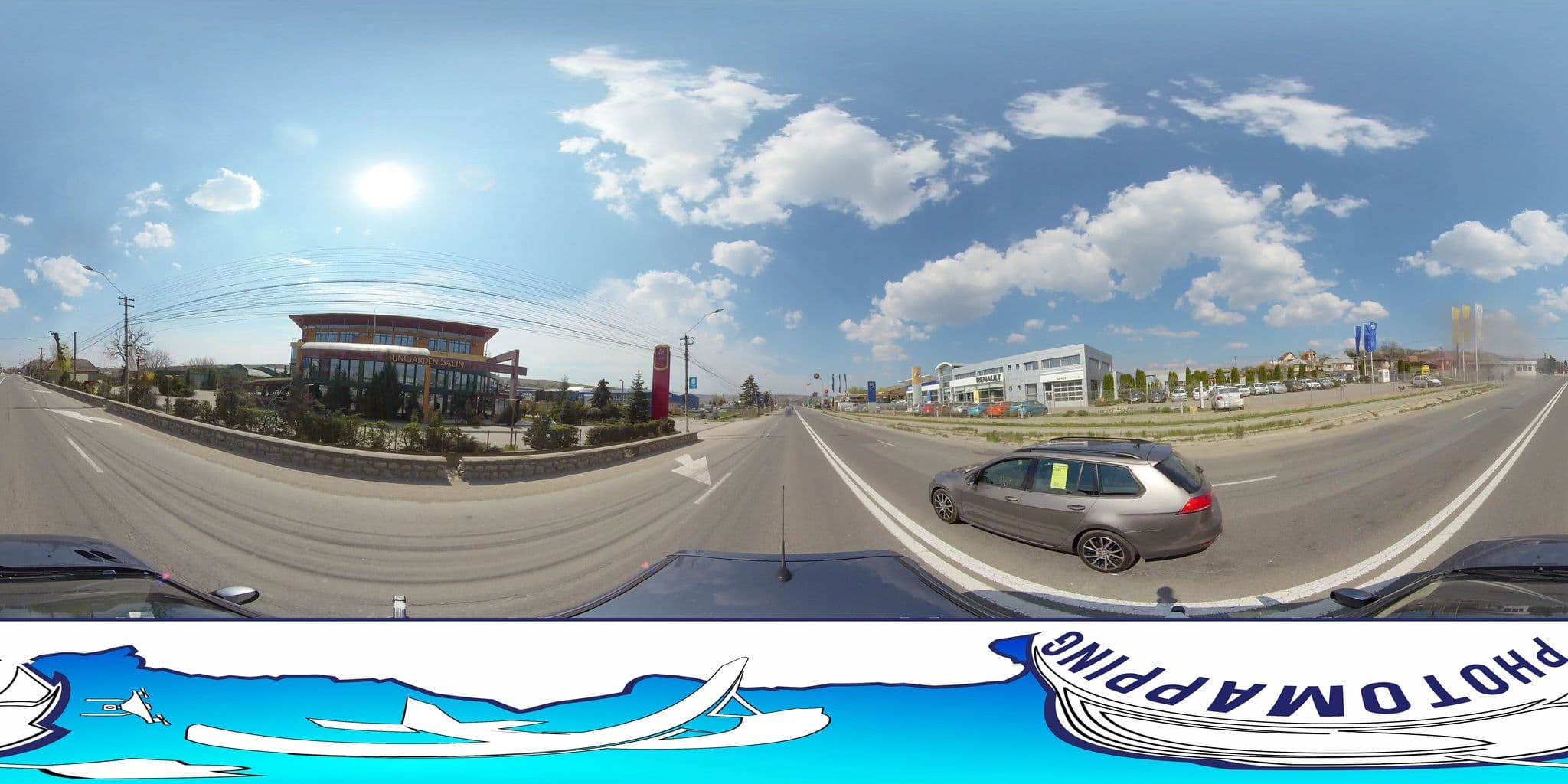 Street view near SunGarden Salin, Turda — © kuszi (CC BY-SA · Mapillary)