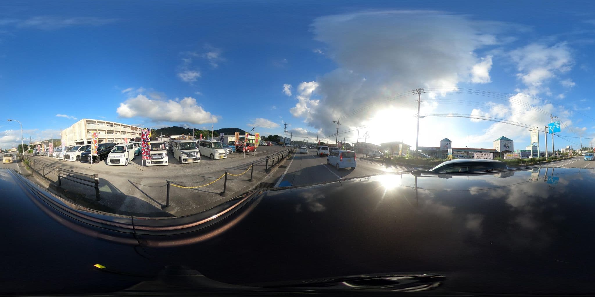 Street view near ホテルナゴハウスホテル, Nago — © momomomomo (CC BY-SA · Mapillary)