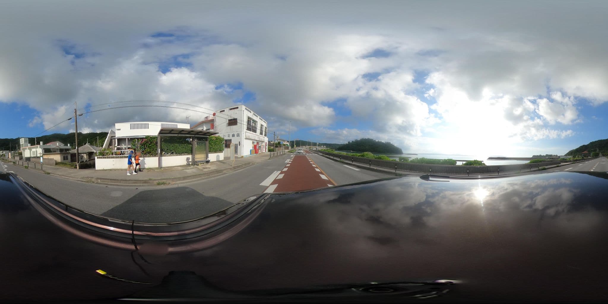 Street view near トミ商店・民宿 塩屋橋, Tsuha — © momomomomo (CC BY-SA · Mapillary)