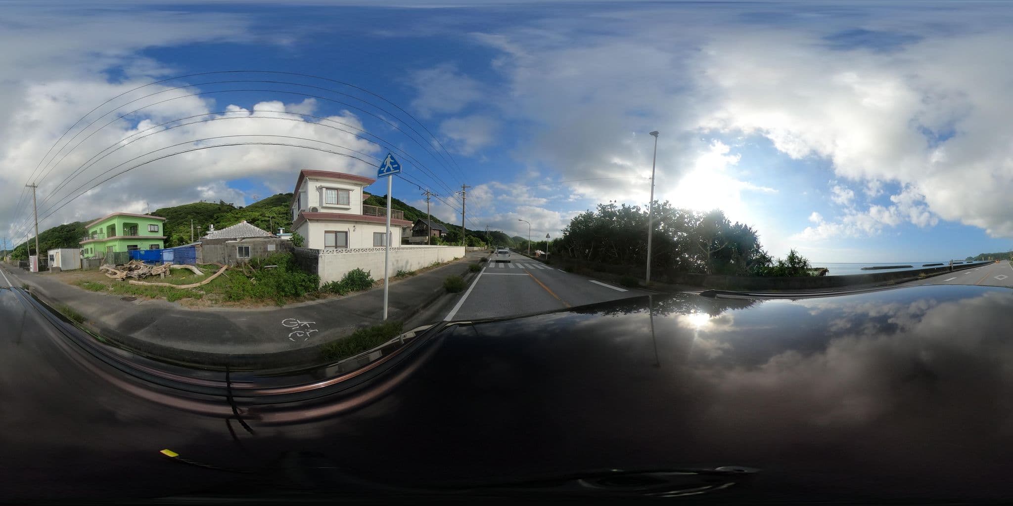 Street view near SEASIDE HOUSE 大宜味, Tsuha — © momomomomo (CC BY-SA · Mapillary)