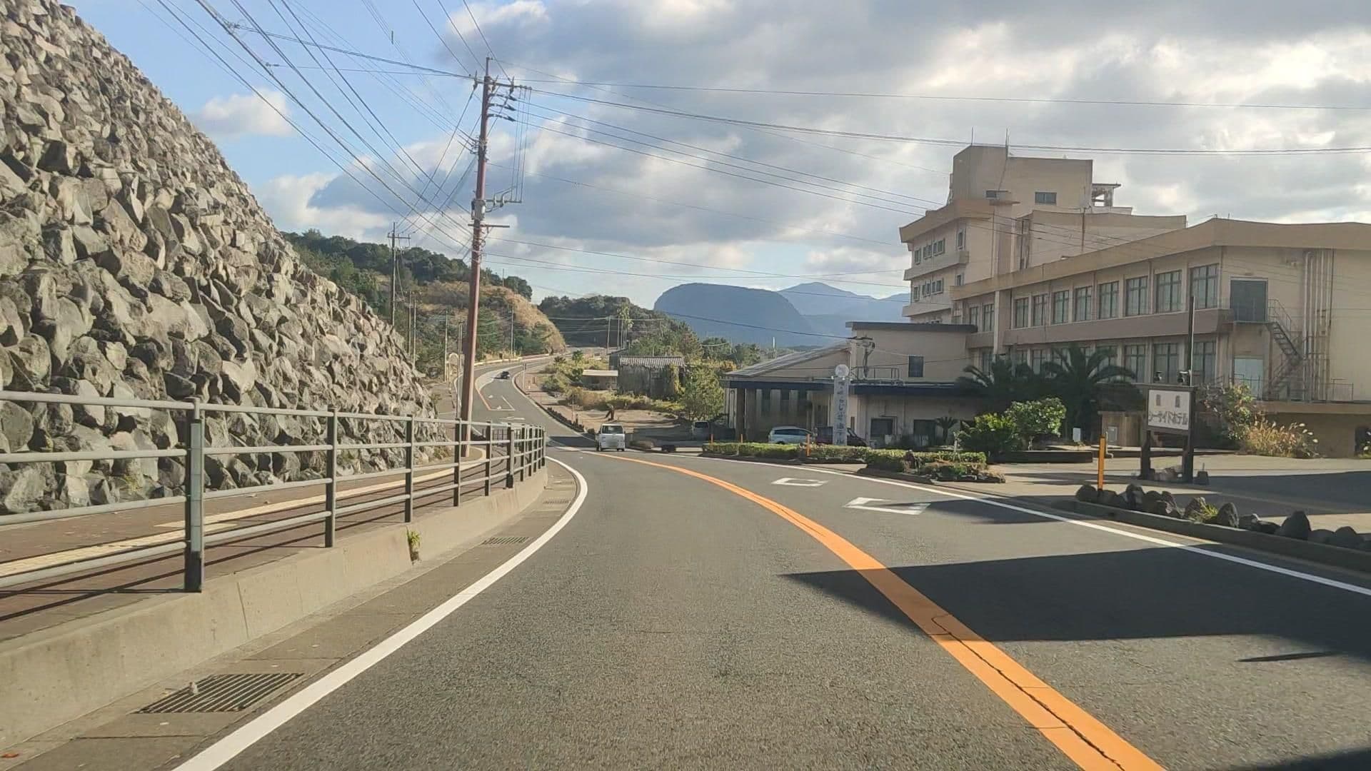 Street view near 桜島シーサイドホテル, Tarumizu — © drivephotograph (CC BY-SA · Mapillary)