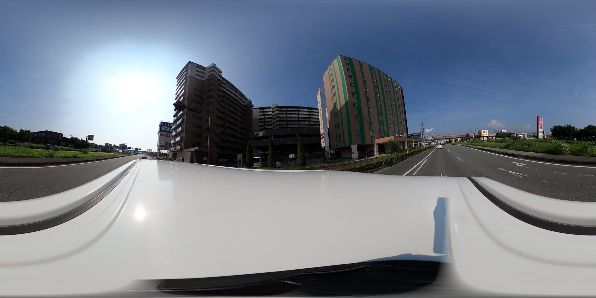 Street view near ホテルニューガイヤ 西熊本駅前, Kumamoto — © kojiroucircle (CC BY-SA · Mapillary)