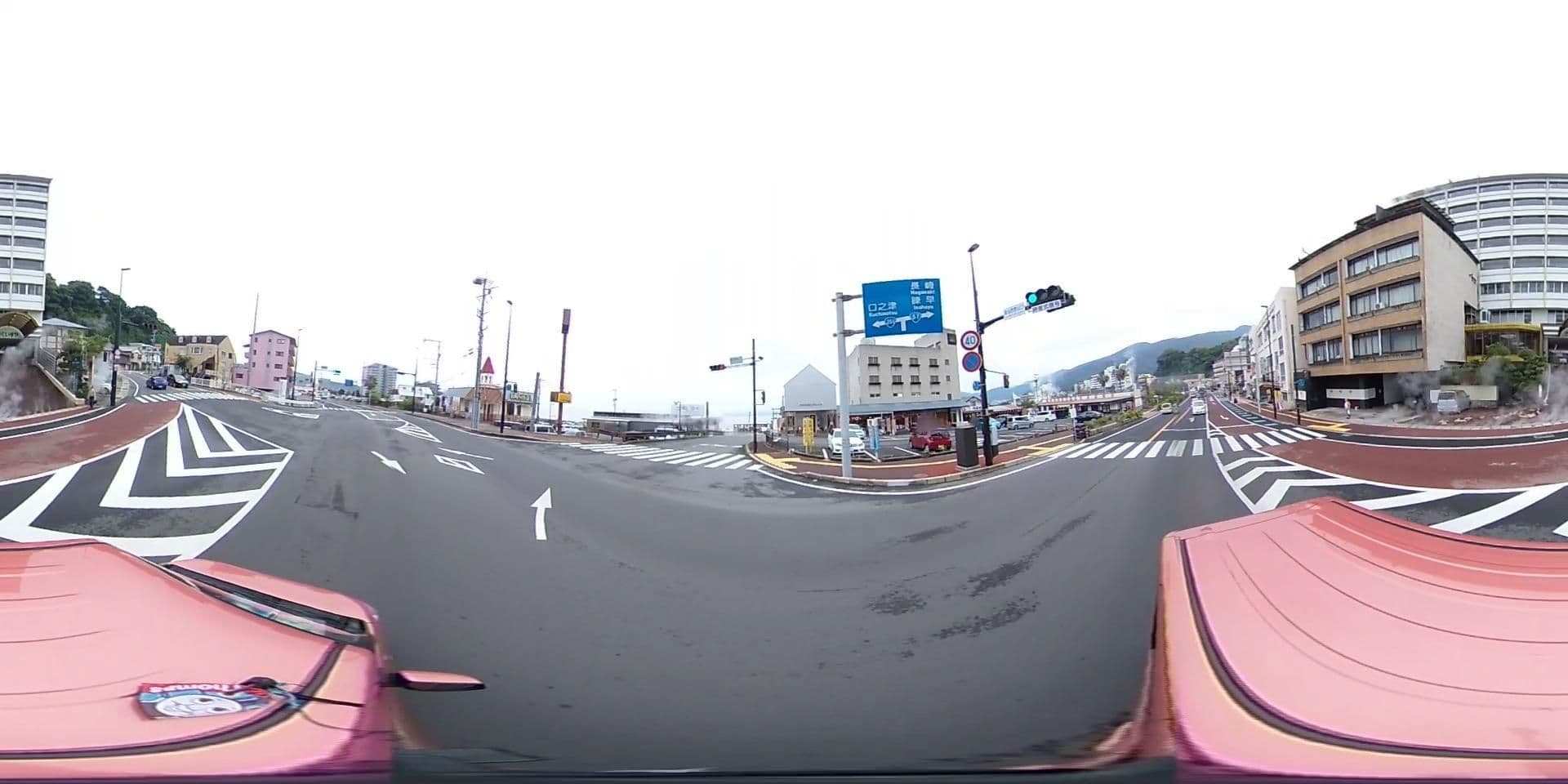 Street view near うぐいすや旅館, Unzen — © potaro67v (CC BY-SA · Mapillary)