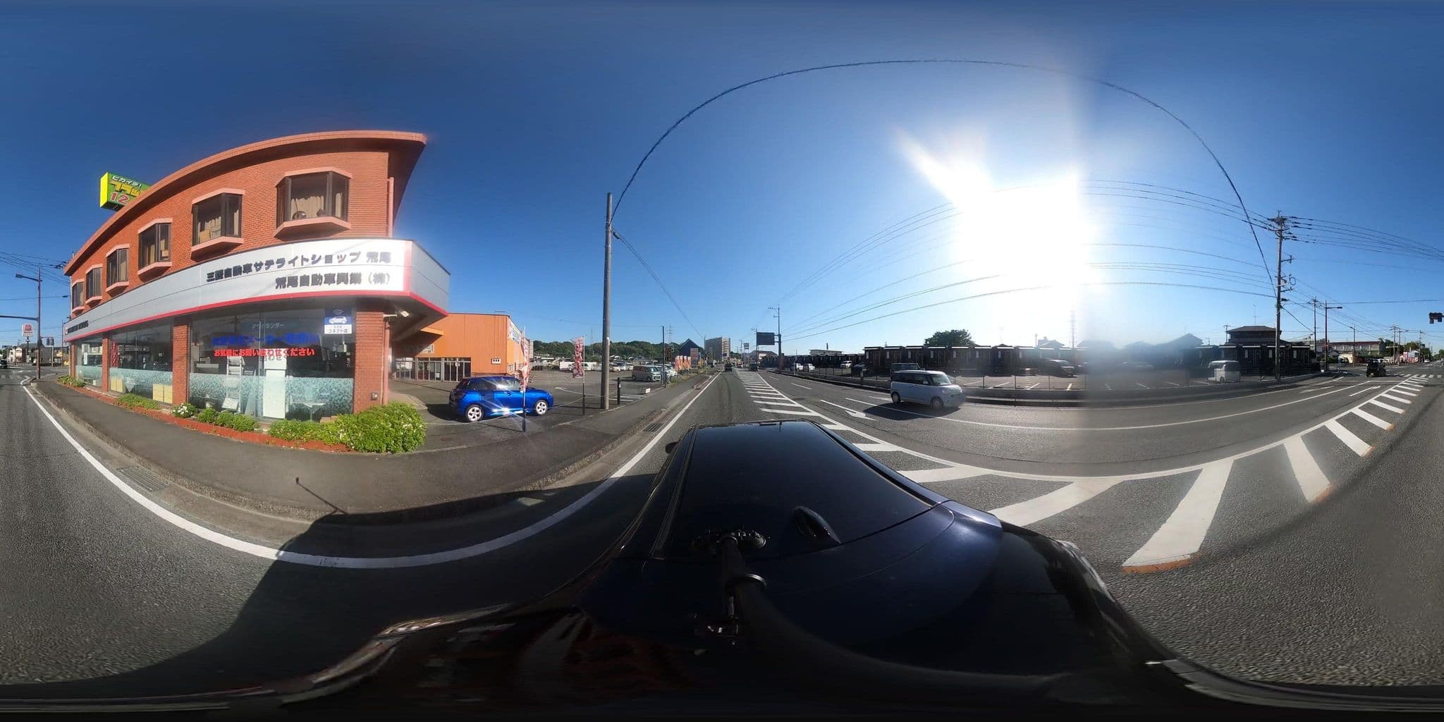 Street view near hotel the r9 荒尾, Arao — © yumechan (CC BY-SA · Mapillary)