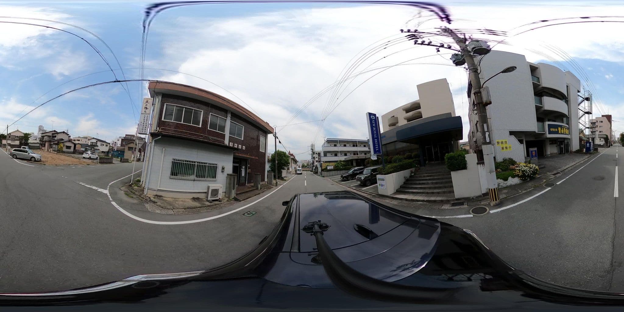 Street view near ニューロイヤルホテル, Ōmuta — © yumechan (CC BY-SA · Mapillary)