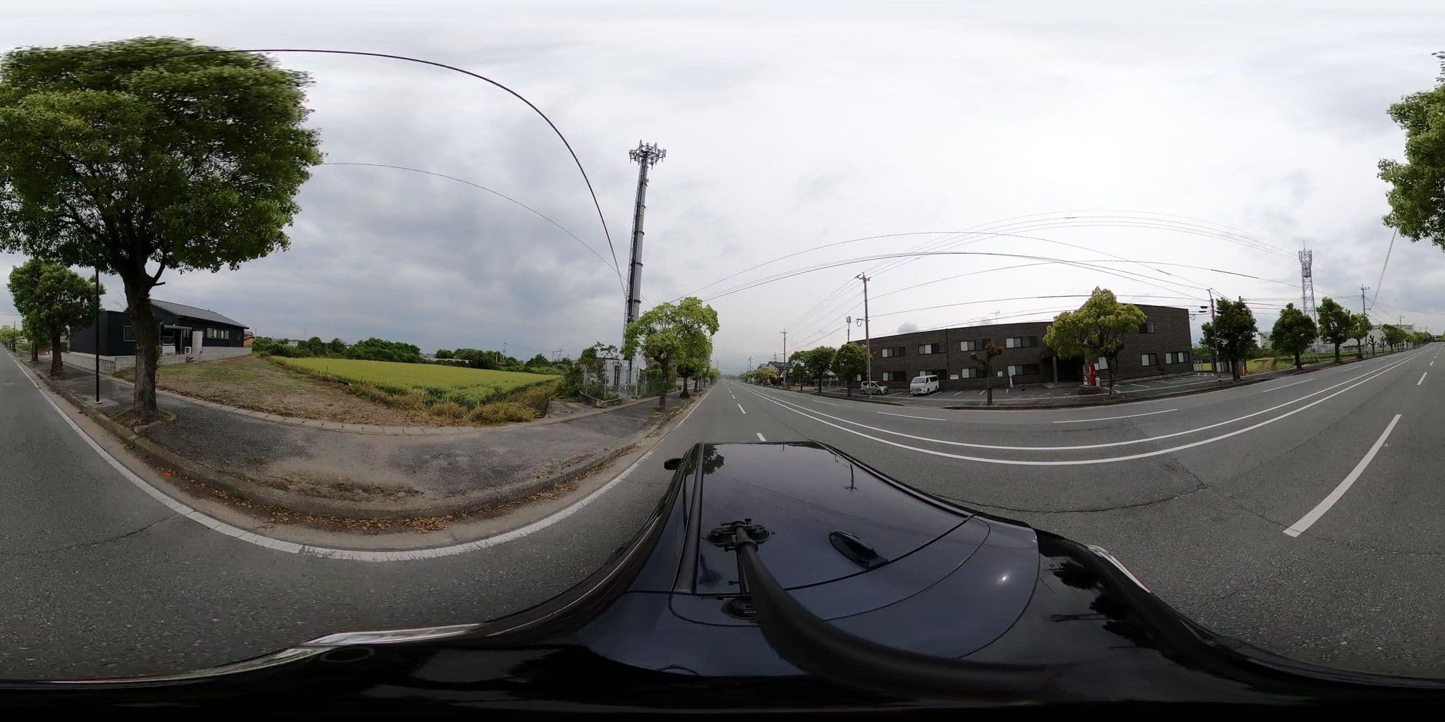 Street view near ビジネス旅館梅崎, Nagasu — © yumechan (CC BY-SA · Mapillary)